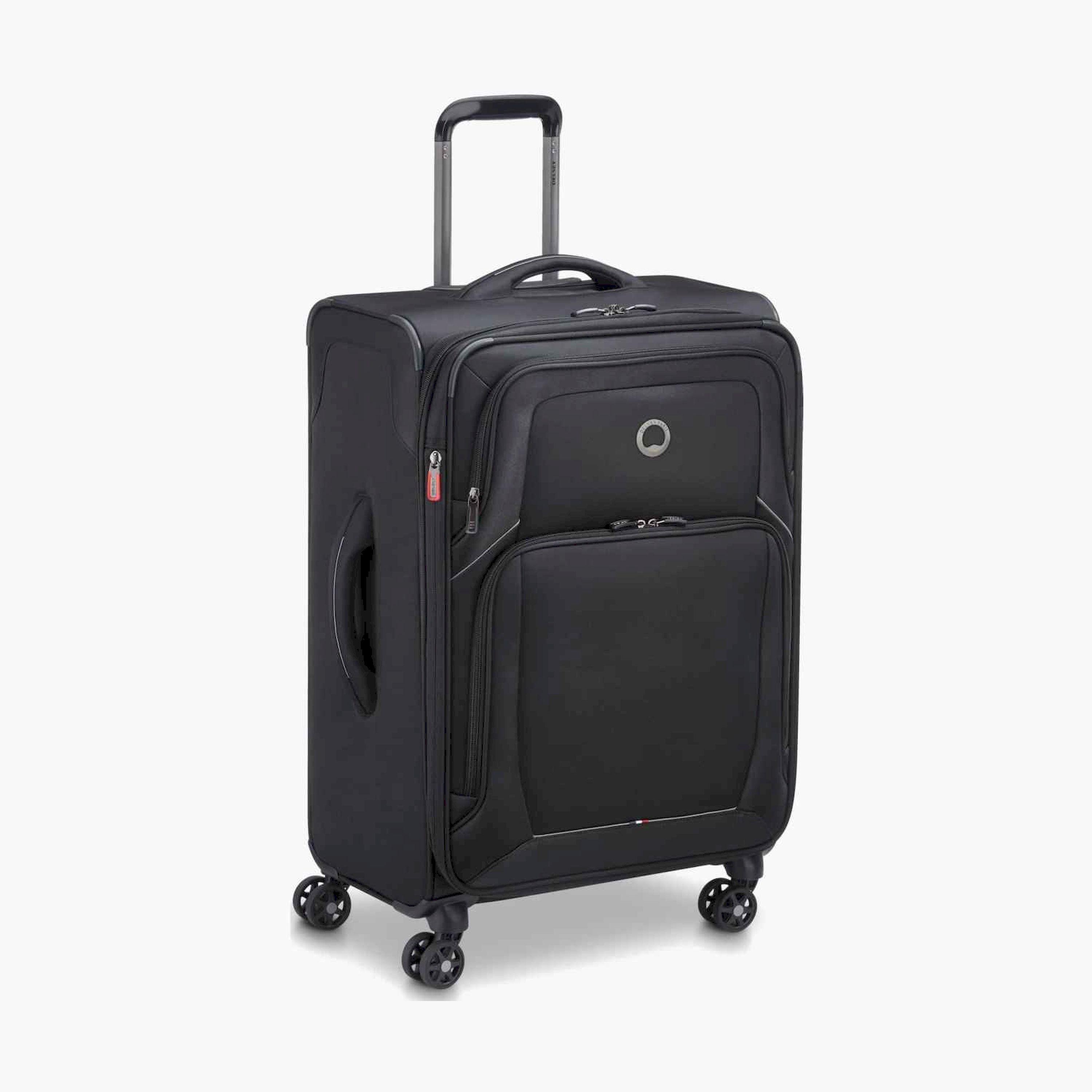 Delsey Paris Optimax Lite 70.5 CM Medium Check-in Polyester Soft Sided 4-Wheeler Spinner Trolley Bag with TSA Combination Lock-travel-luggagesandbags-luggage-image-5