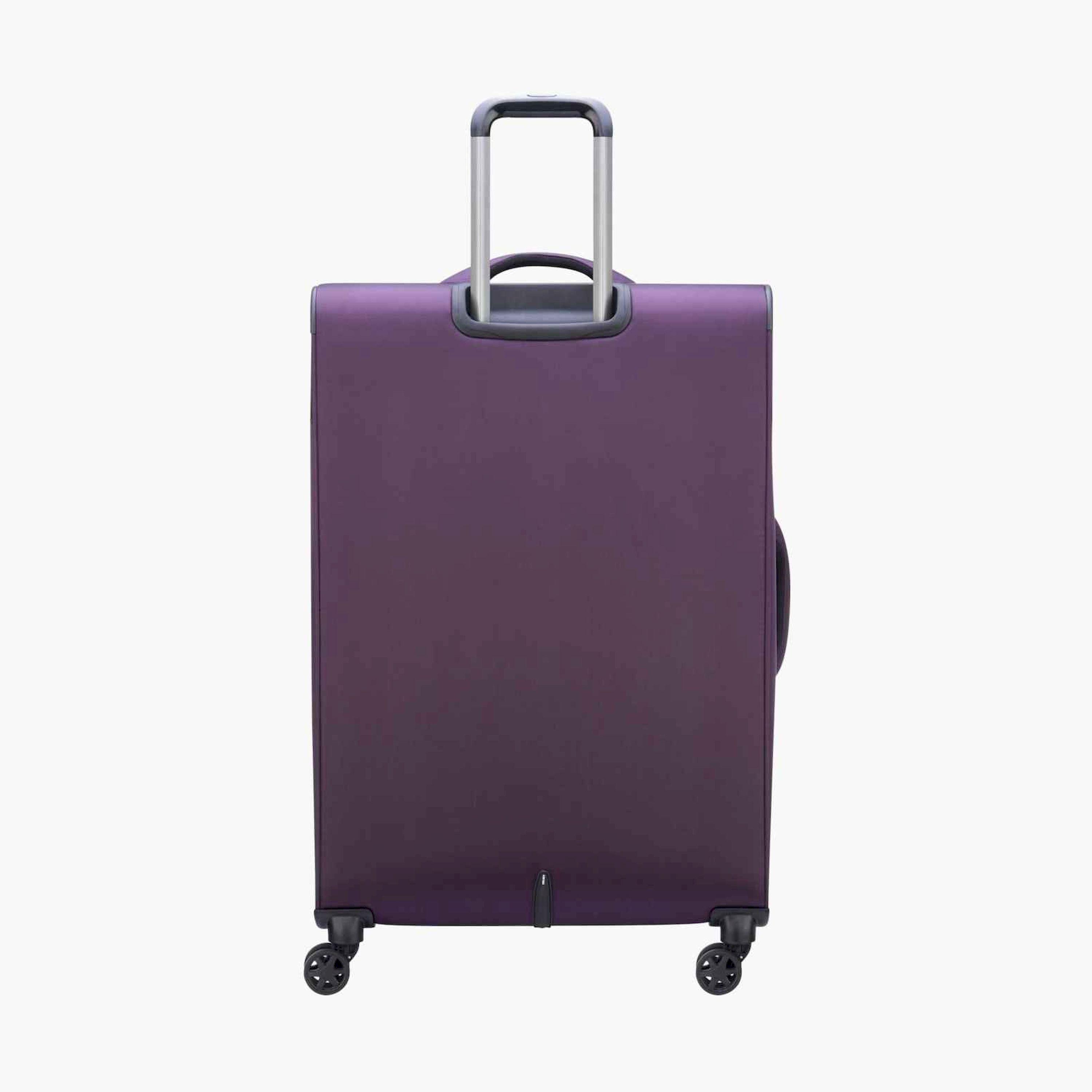 Delsey Optimax Lite 80.5 CM Large Check-in Polyester Soft Sided 4-Wheeler Spinner Trolley Bag with TSA Combination Lock-travel-luggagesandbags-luggage-image-6