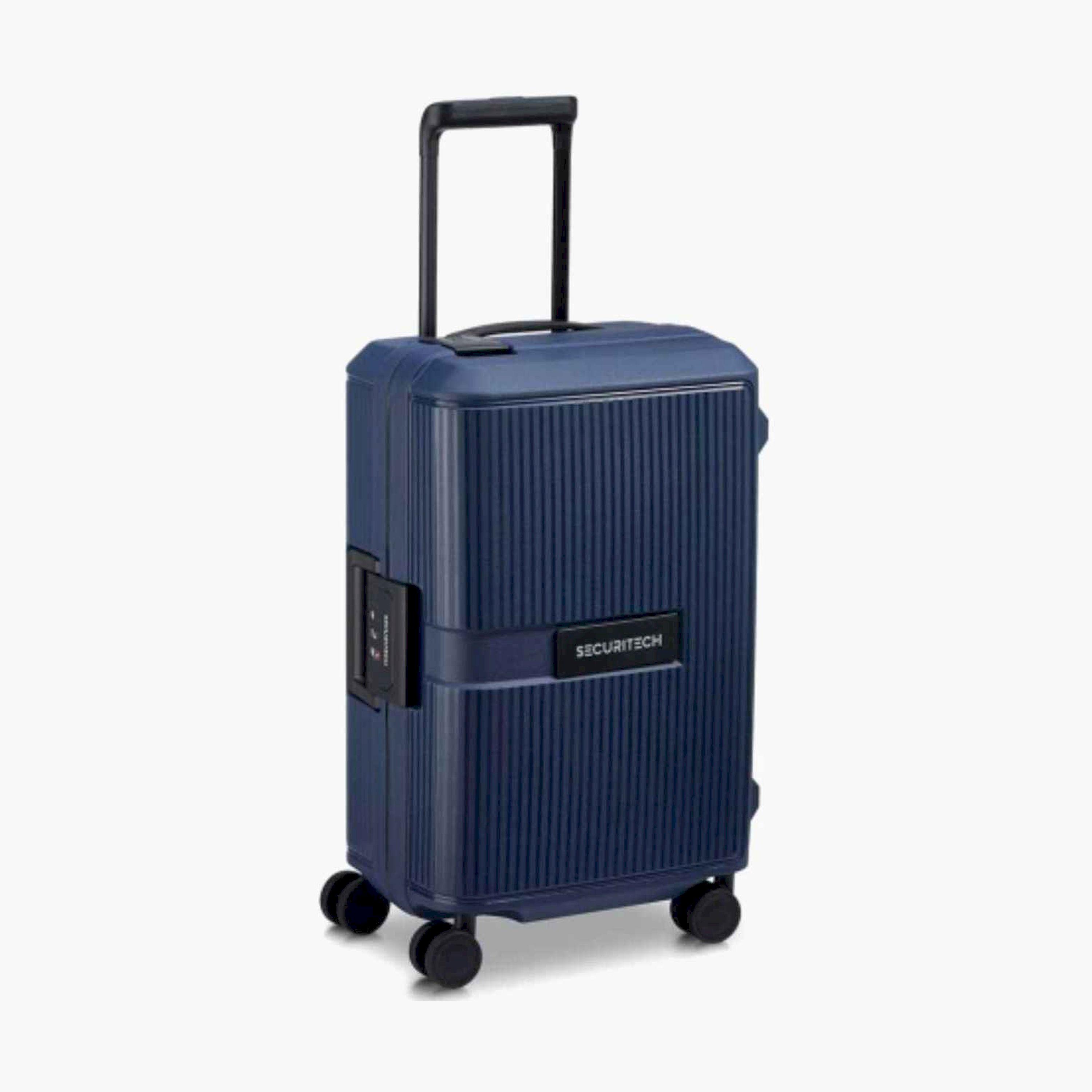 Delsey Paris Stone 55 CM Small Cabin Polypropylene Hard Sided 4-Wheeler Spinner Trolley Bag with TSA Combination Lock-travel-luggagesandbags-luggage-image-5