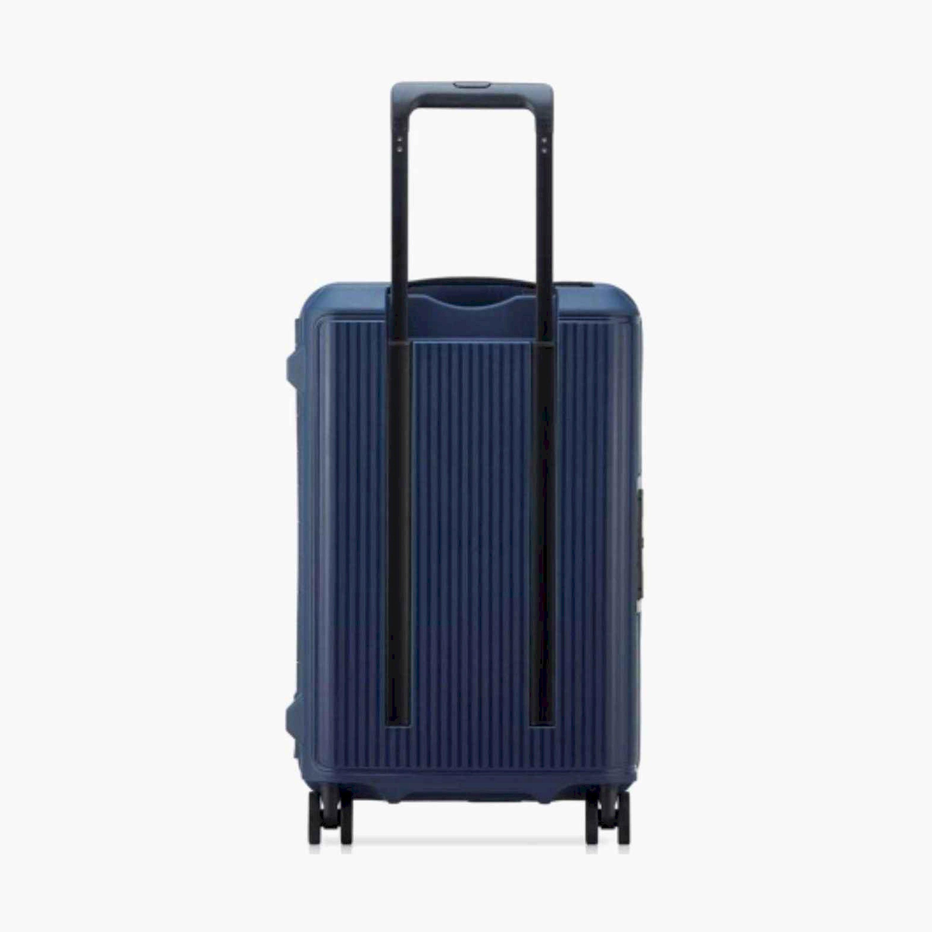 Delsey Paris Stone 55 CM Small Cabin Polypropylene Hard Sided 4-Wheeler Spinner Trolley Bag with TSA Combination Lock-travel-luggagesandbags-luggage-image-7