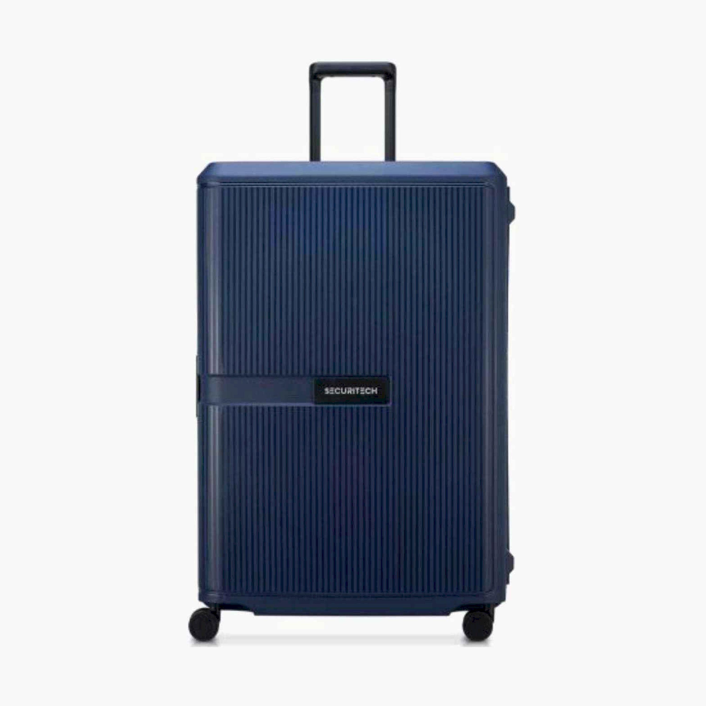 Delsey Paris Stone 82 CM Large Check-in Polypropylene Hard Sided 4-Wheeler Spinner Trolley Bag with TSA Combination Lock-travel-luggagesandbags-luggage-image-1