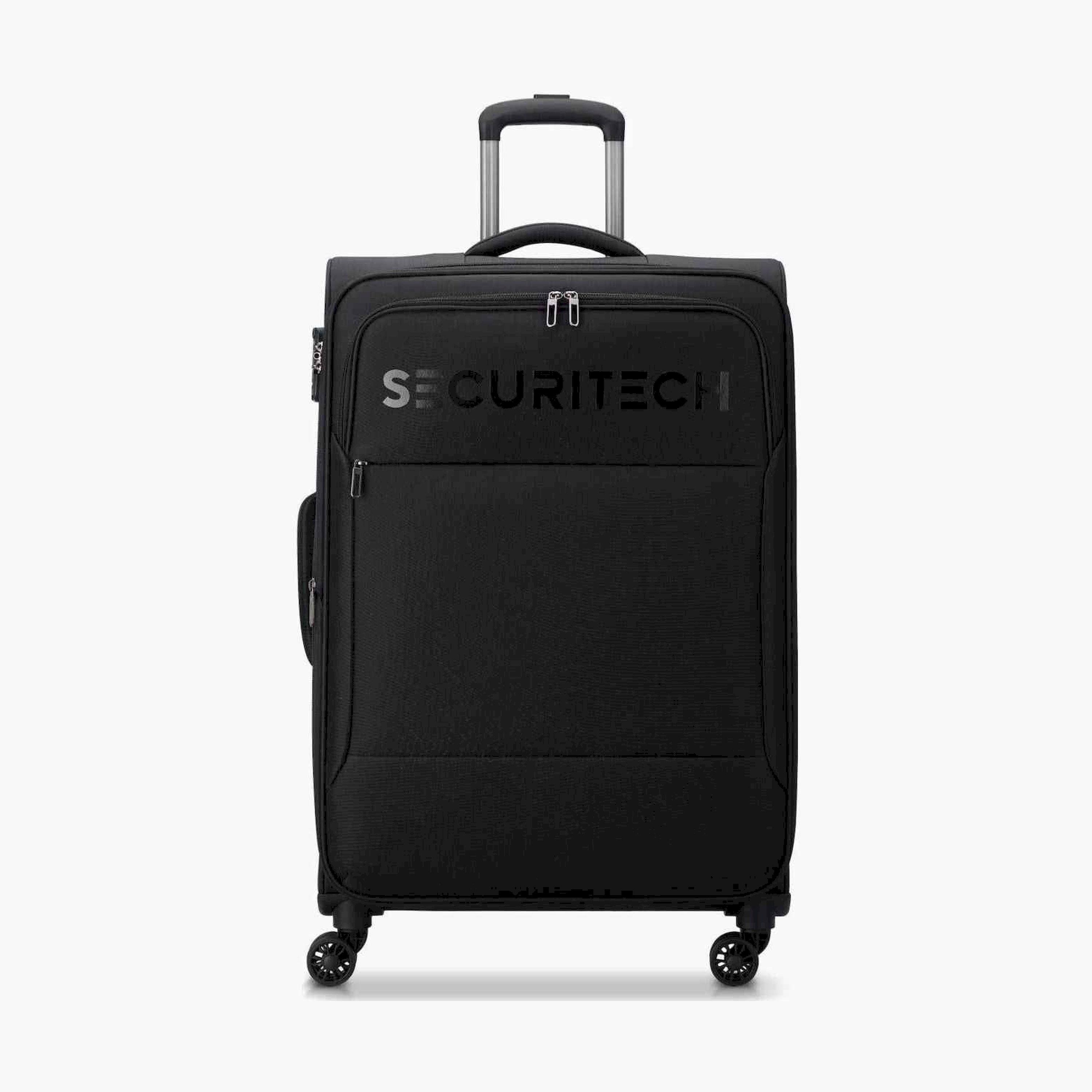 Delsey Paris Vanguard 82 CM Large Check-in Polyester Soft Sided 4-Wheeler Spinner Trolley Bag with TSA Combination Lock-travel-luggagesandbags-luggage-image-1