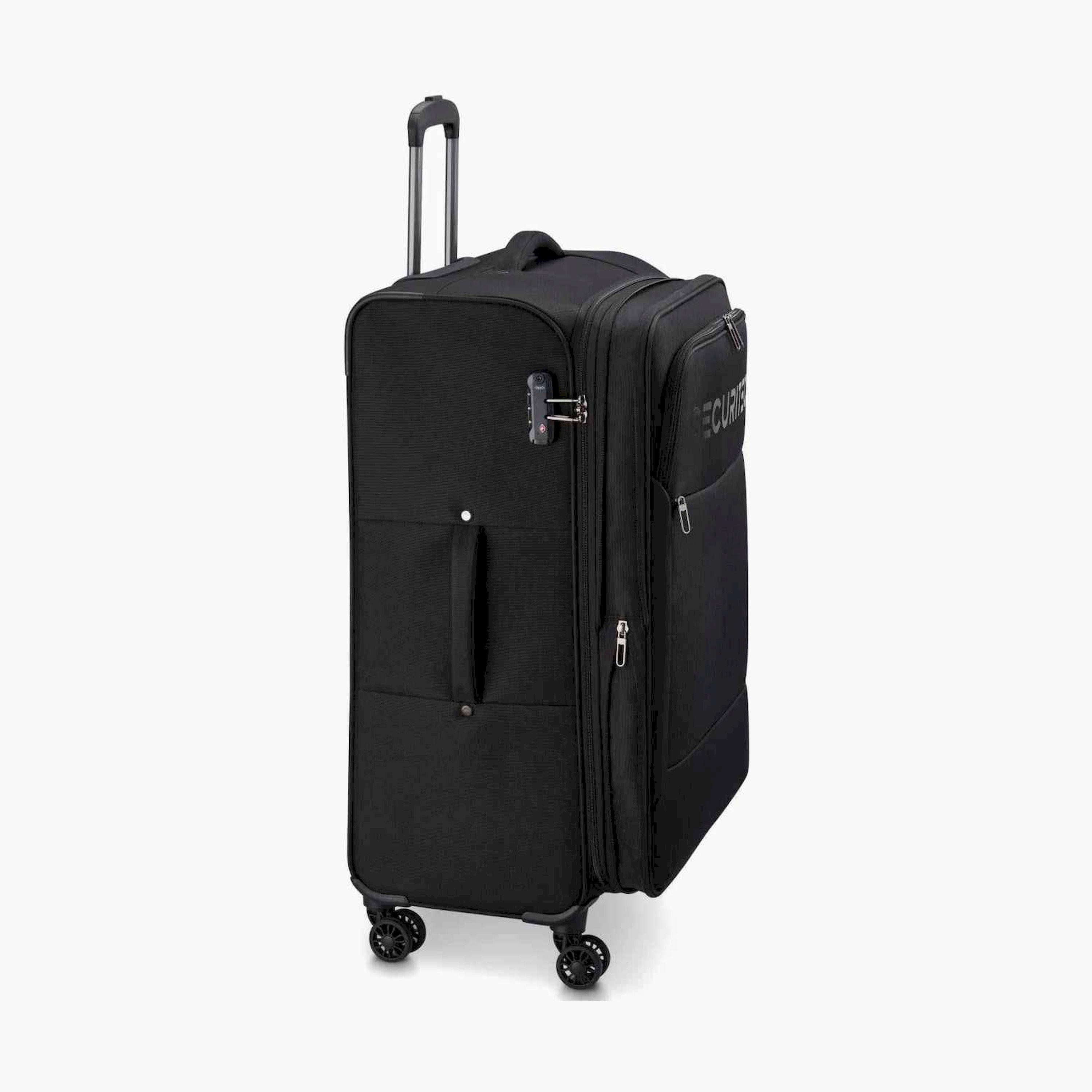 Delsey Paris Vanguard 82 CM Large Check-in Polyester Soft Sided 4-Wheeler Spinner Trolley Bag with TSA Combination Lock-travel-luggagesandbags-luggage-image-7