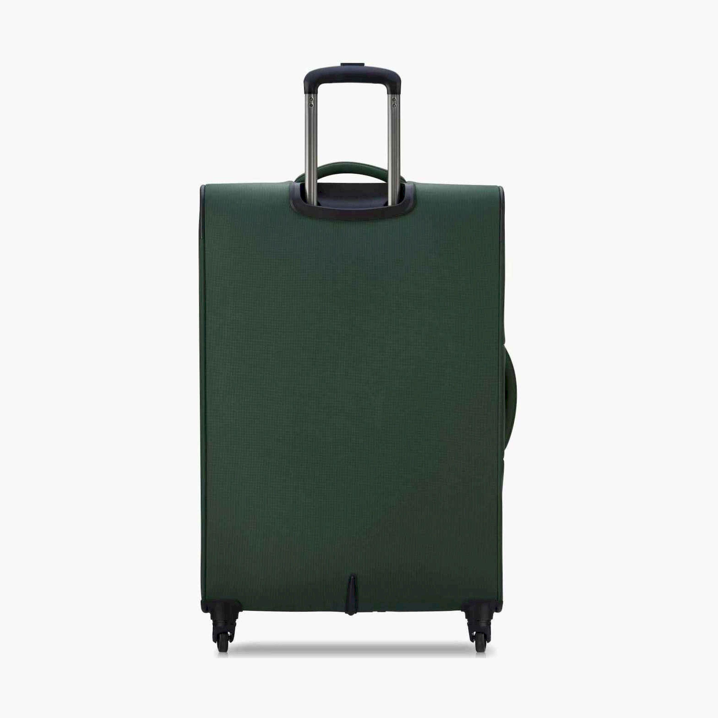 Delsey Paris Vanguard 82 CM Large Check-in Polyester Soft Sided 4-Wheeler Spinner Trolley Bag with TSA Combination Lock-travel-luggagesandbags-luggage-image-5