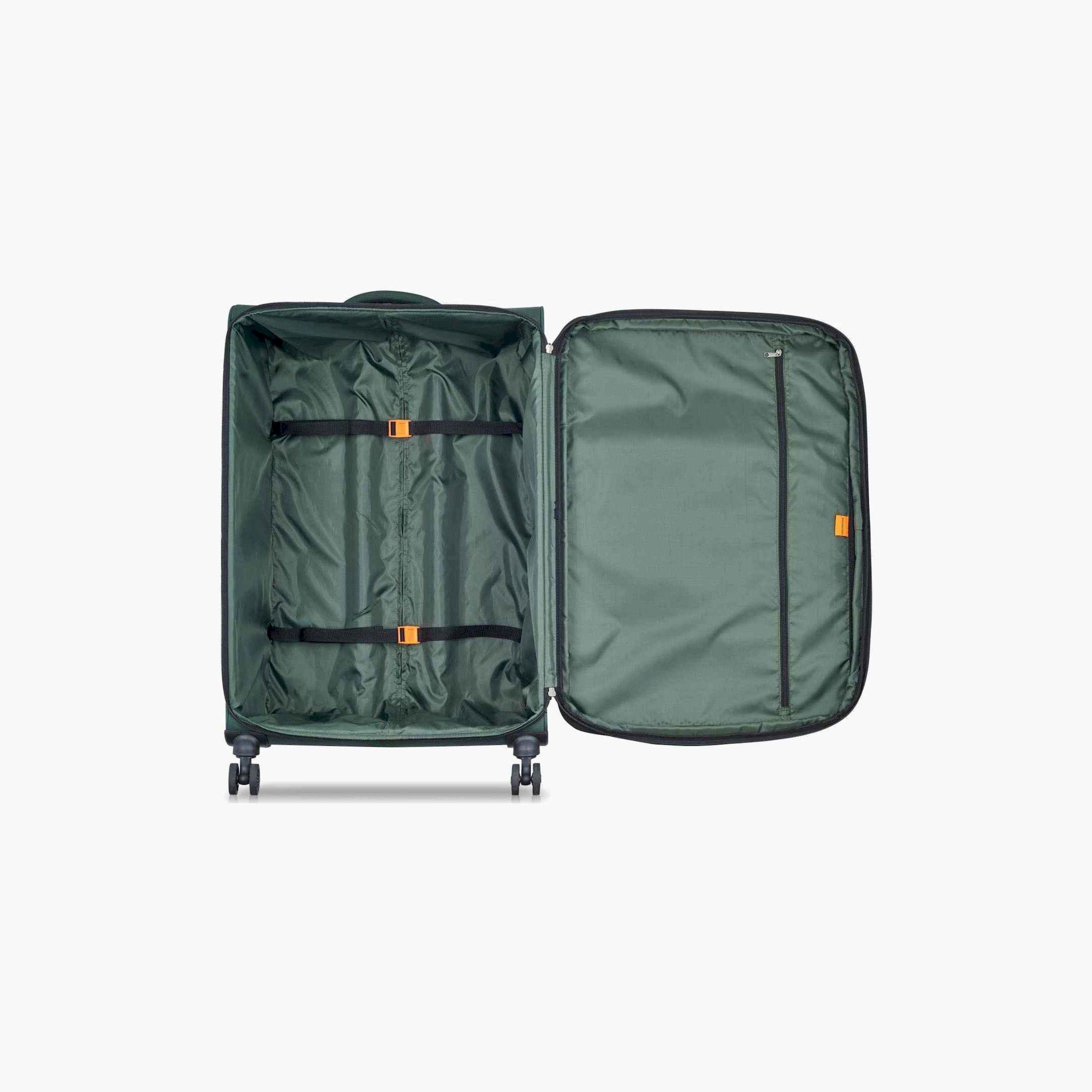 Delsey Paris Vanguard 82 CM Large Check-in Polyester Soft Sided 4-Wheeler Spinner Trolley Bag with TSA Combination Lock-travel-luggagesandbags-luggage-image-7