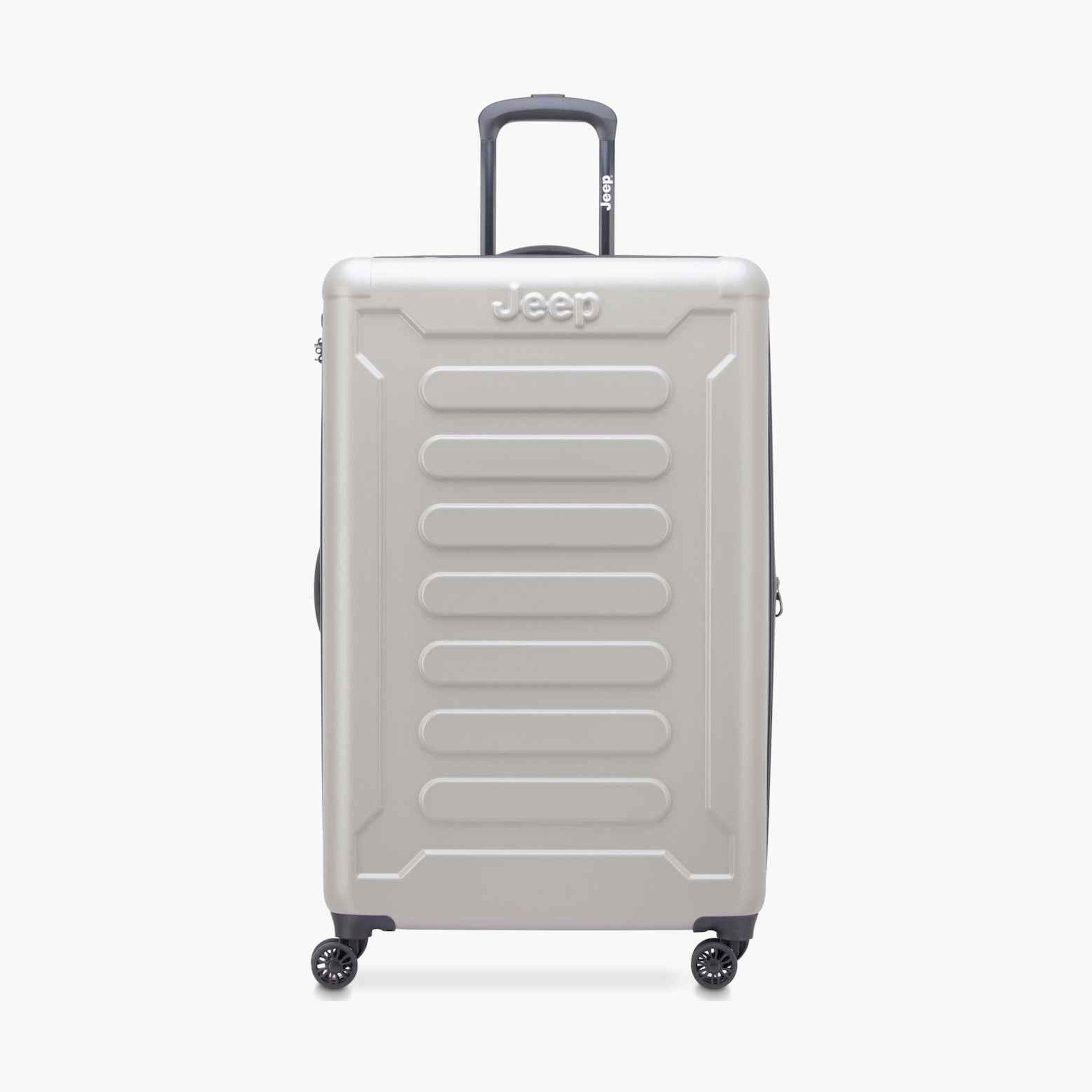 Jeep Jh004C 80 CM Large Check-in Polycarbonate with ABS Hard Sided 4-Wheeler Spinner Trolley Bag with TSA Lock-travel-luggagesandbags-luggage-image-1