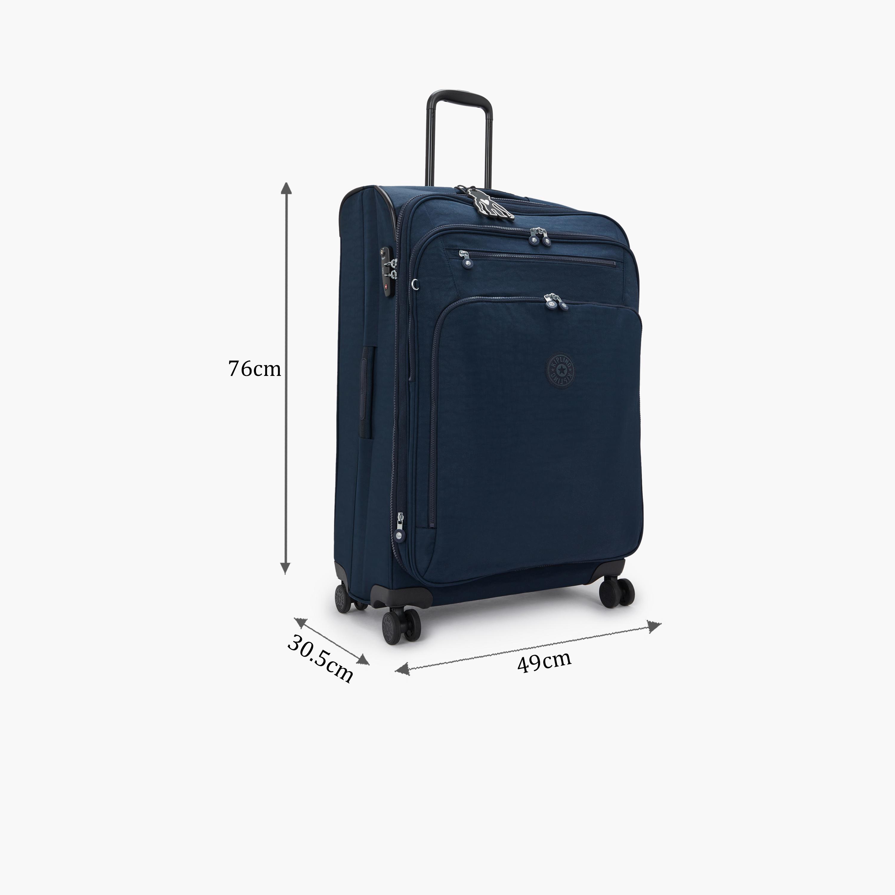 Kipling New Youri Spin L 76 CM Large Check-in Nylon Soft Sided 4-Wheeler Spinner Trolley Bag with TSA Lock-travel-luggagesandbags-luggage-image-2