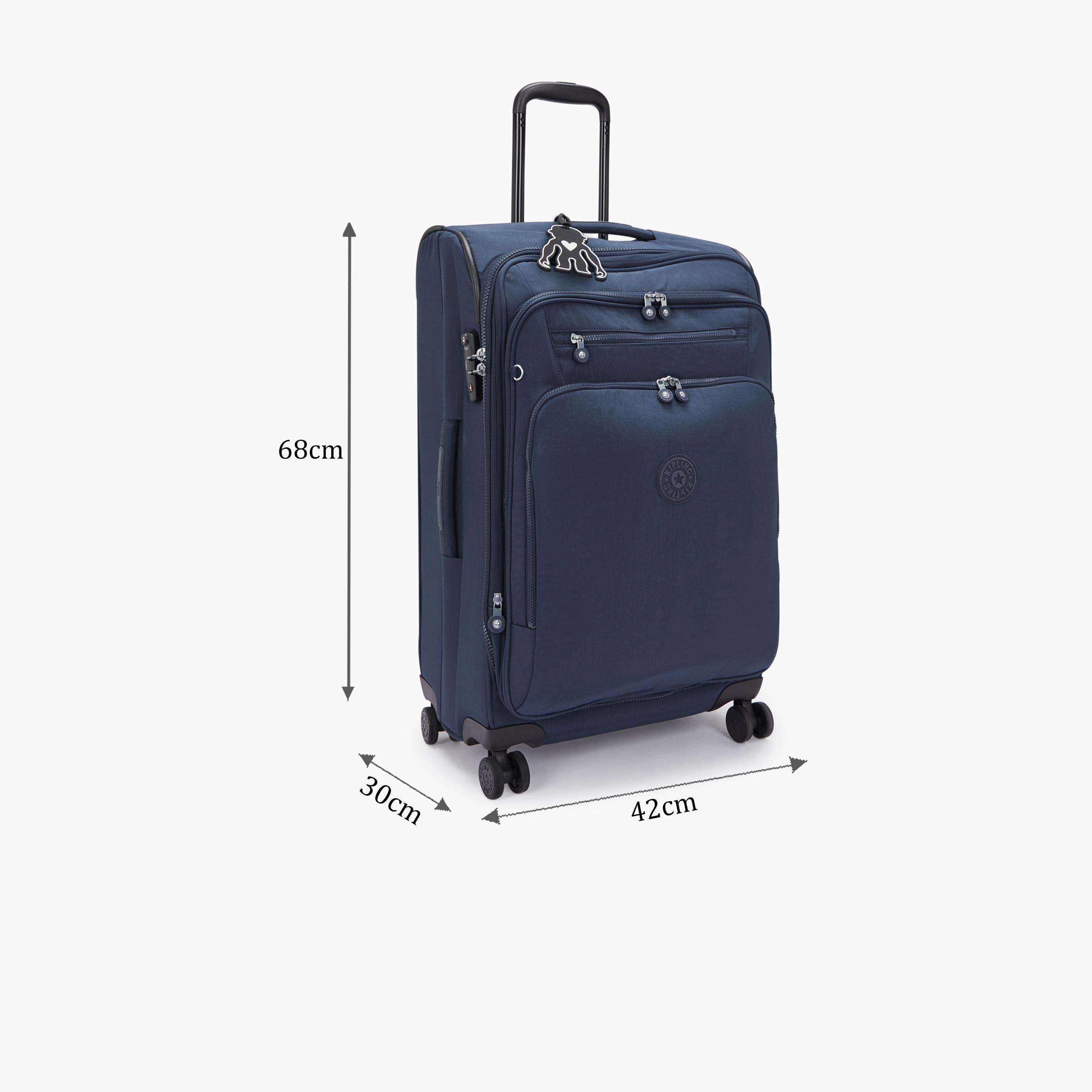 Kipling New Youri Spin M 68 CM Medium Check-in Nylon Soft Sided 4-Wheeler Spinner Trolley Bag with TSA Lock-travel-luggagesandbags-luggage-image-2
