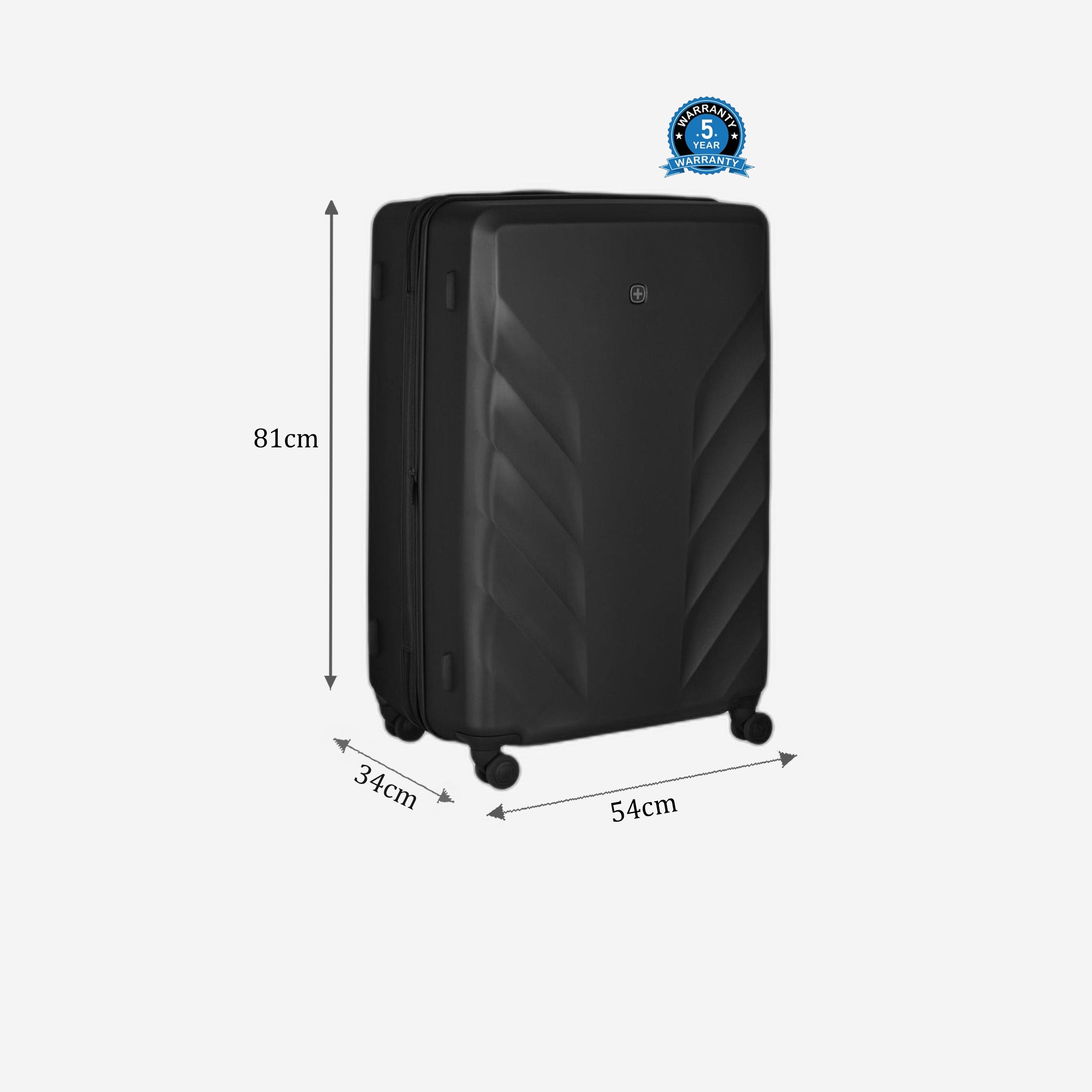 Wenger Motion 81 CM Extra Large Check-in Polycarbonate with ABS Hard Sided 4-Wheeler Spinner Trolley Bag with TSA Lock-travel-luggagesandbags-luggage-image-2