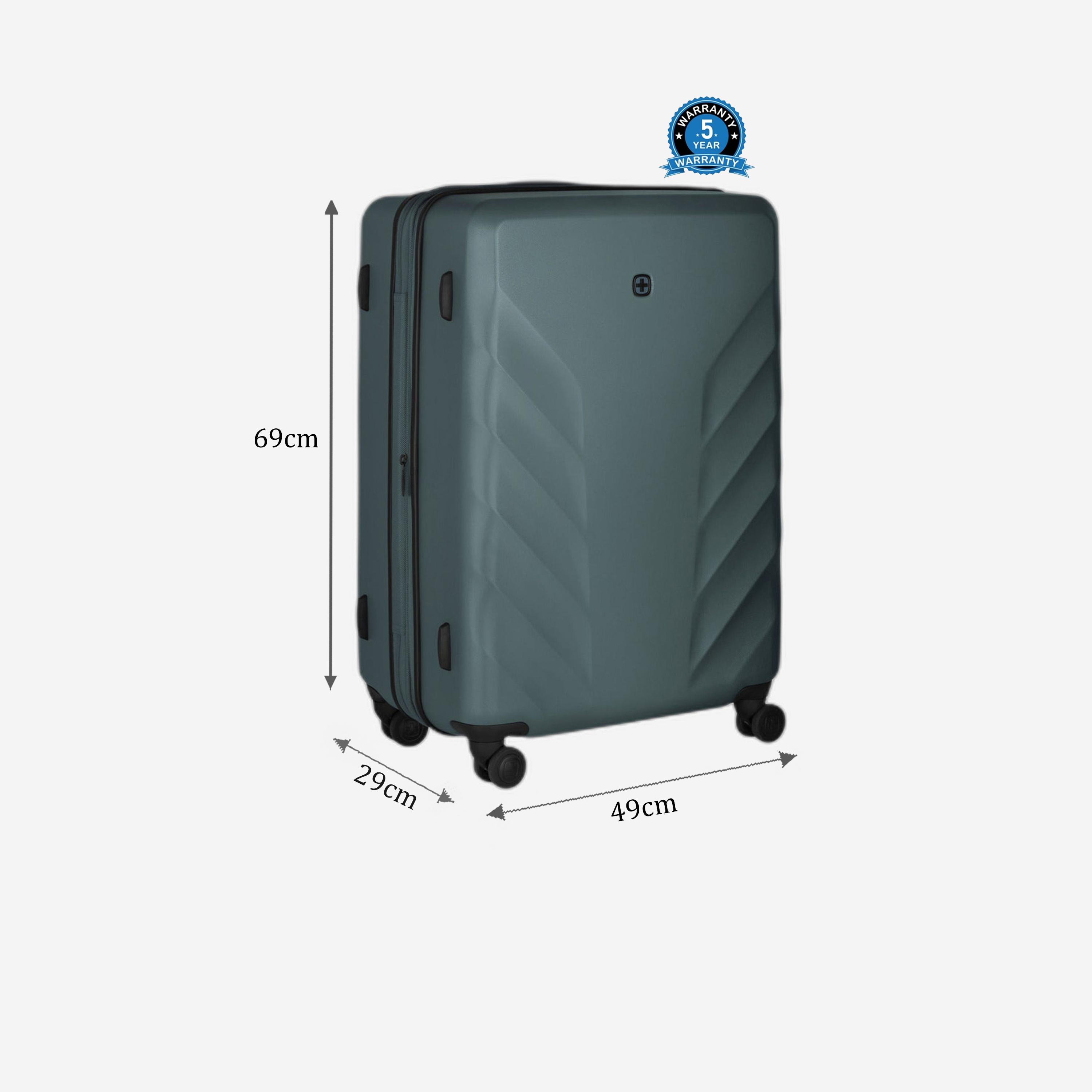 Wenger Motion 69 CM Large Check-in Polycarbonate with ABS Hard Sided 4-Wheeler Spinner Trolley Bag with TSA Lock-travel-luggagesandbags-luggage-image-2