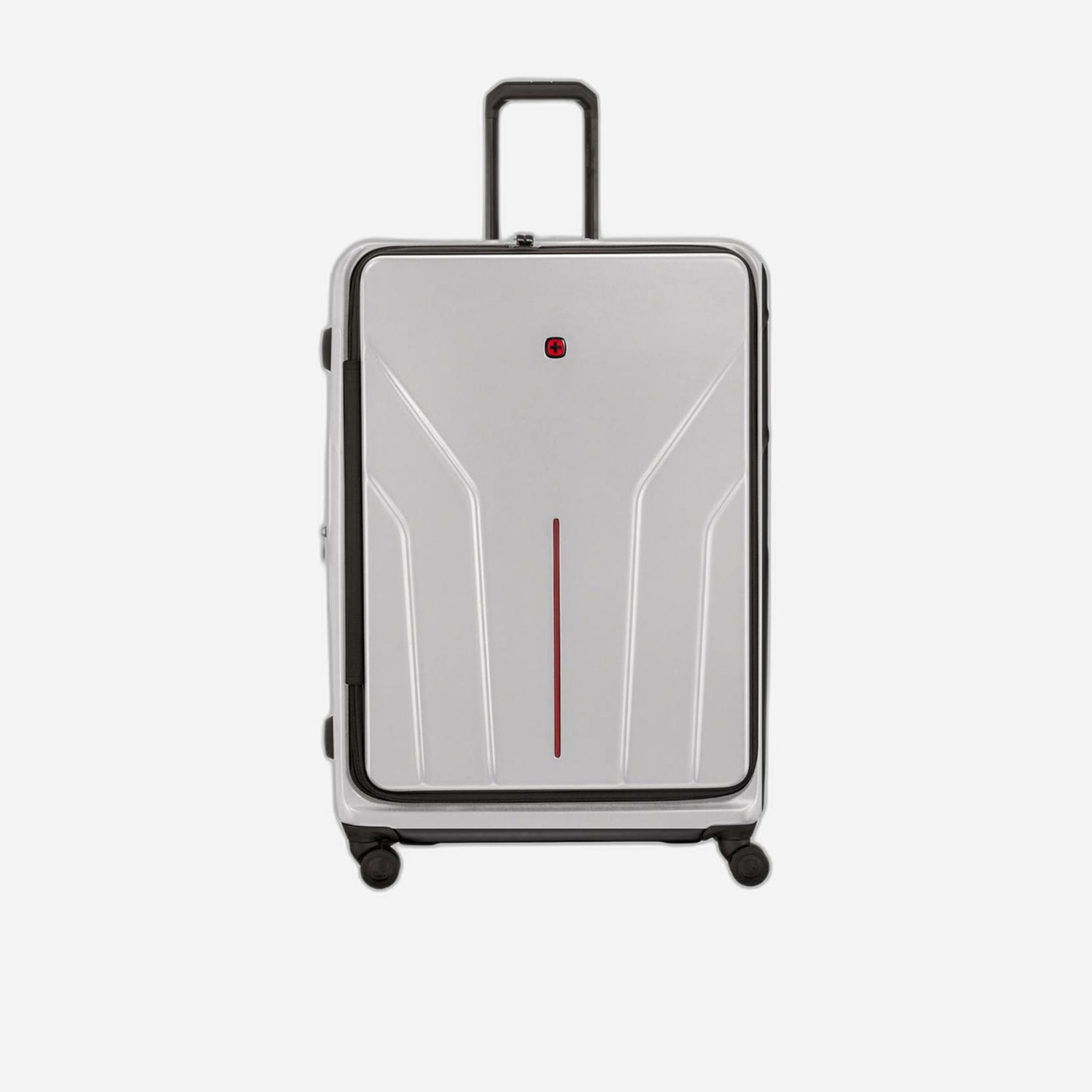 Wenger Amplix 82 CM Extra Large Check-in Polycarbonate with ABS Hard Sided 4-Wheeler Spinner Trolley Bag with TSA Lock-travel-luggagesandbags-luggage-image-1