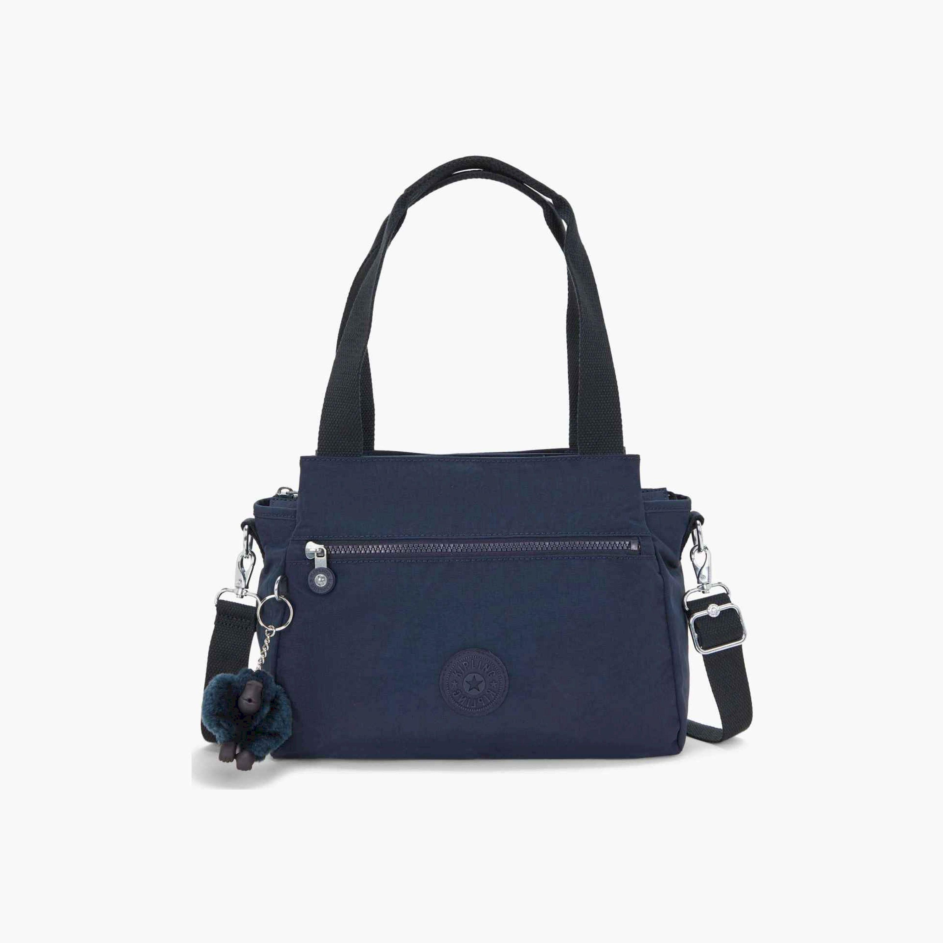Kipling Elysia Plain Double Handle Satchel Bag with Zipper closure and Adjustable Strap-women-bagsandwallets-handbags-image-1