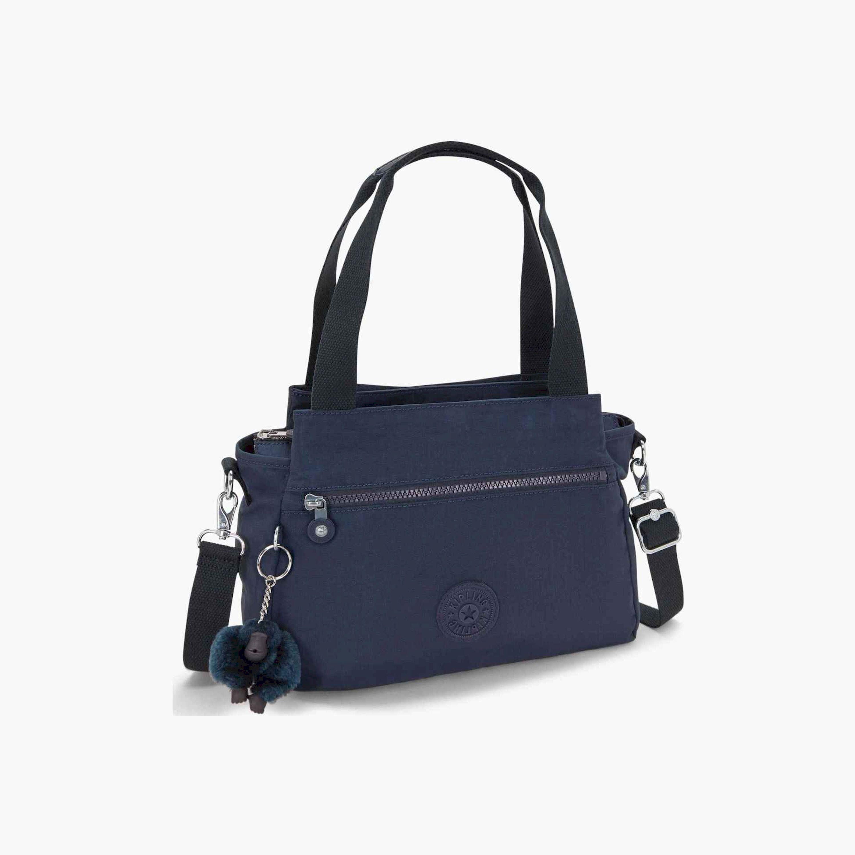 Kipling Elysia Plain Double Handle Satchel Bag with Zipper closure and Adjustable Strap-women-bagsandwallets-handbags-image-2