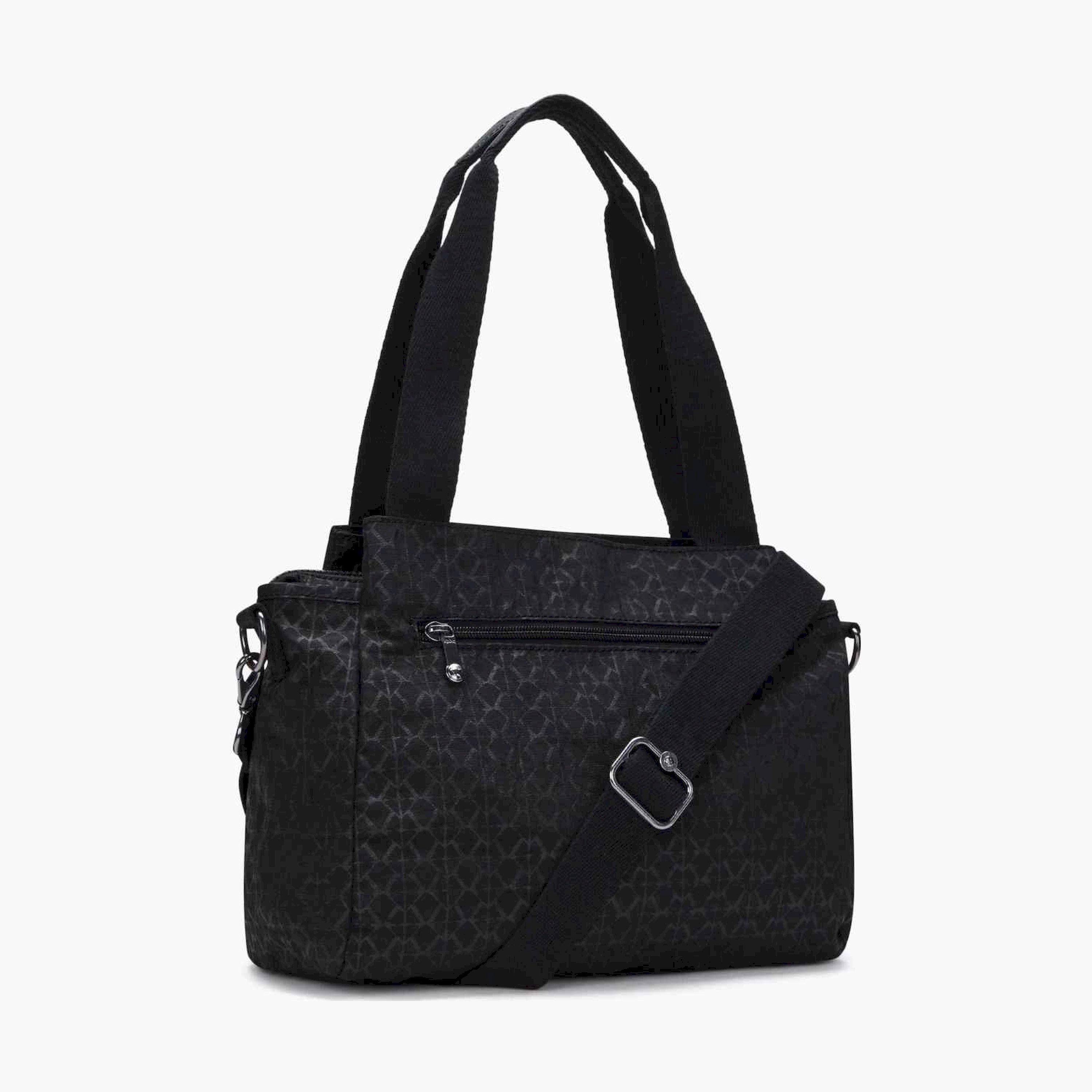 Kipling Elysia Textured Double Handle Satchel Bag with Zipper closure and Adjustable Strap-women-bagsandwallets-handbags-image-3