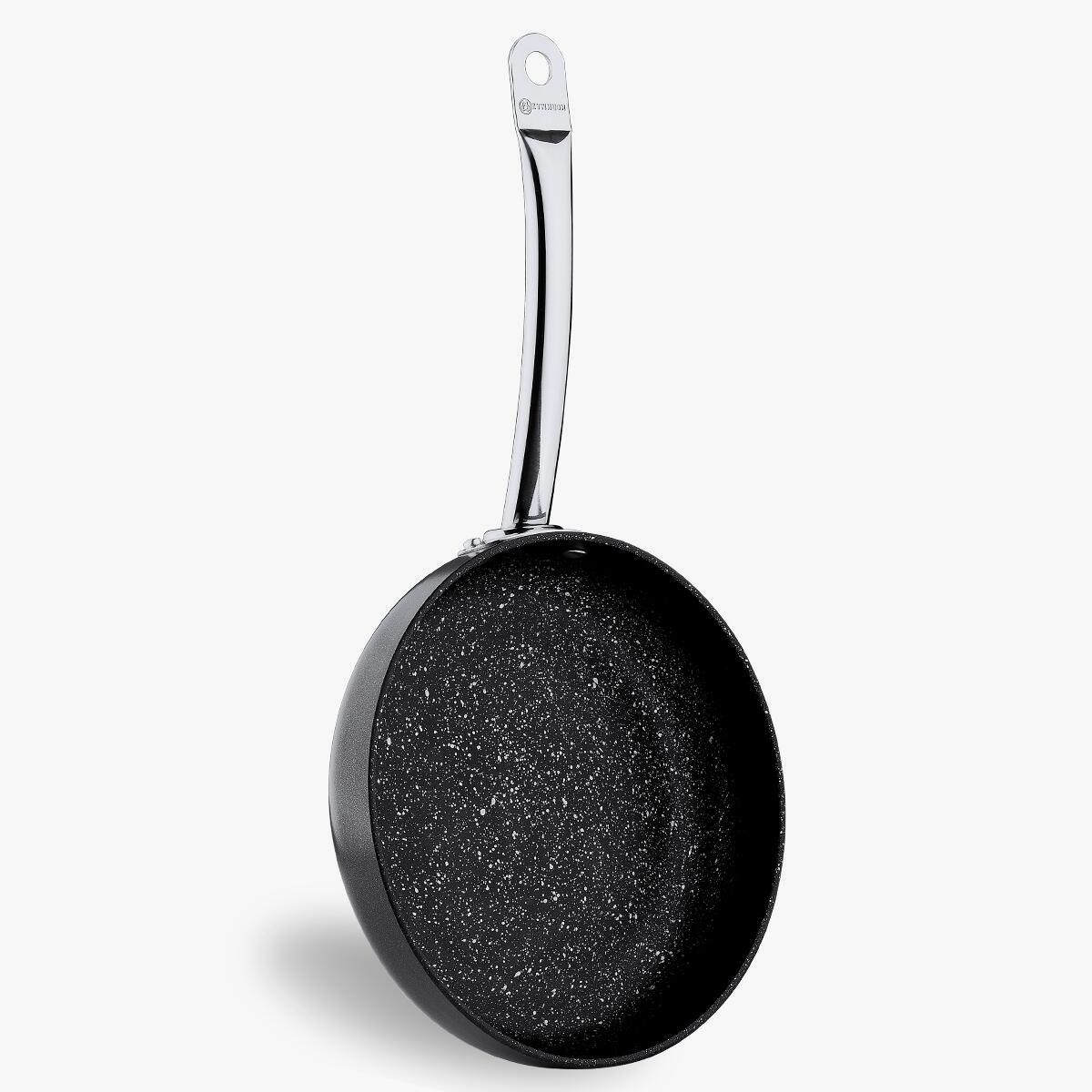 Korkmaz Pro Nero Aluminium Induction Base Fry Pan - 24 cm