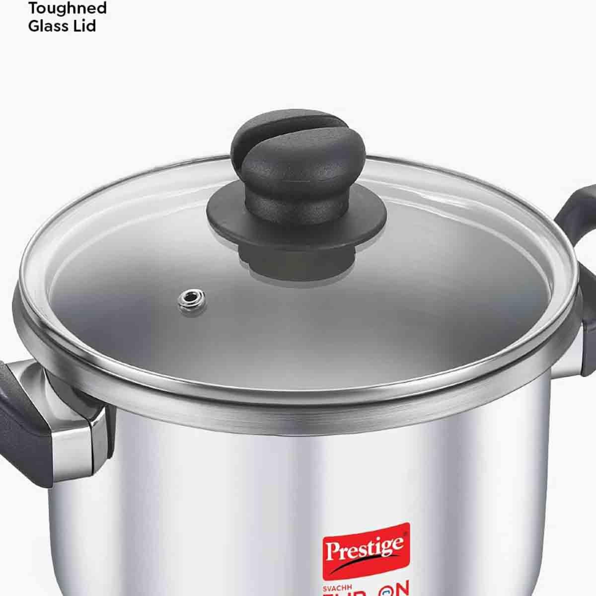 Prestige Svachh Flip-on Hard Anodised Aluminium Pressure Cooker - 5 L