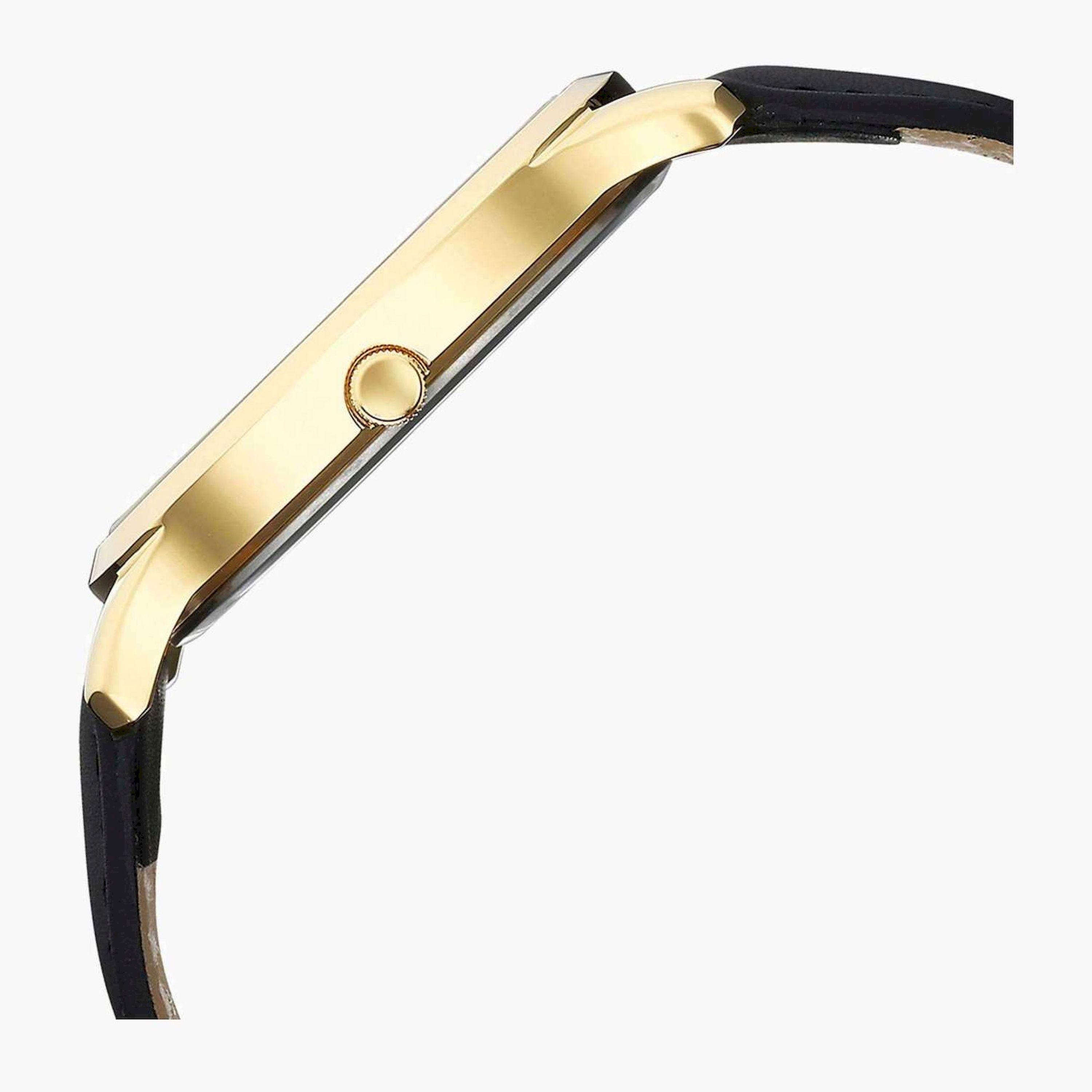 تيتان- ساعة يد  تناظرية للرجال سوار جلدي لون أسود  40مم  | NS1825YL03-men-watchesandjewellery-watches-image-2