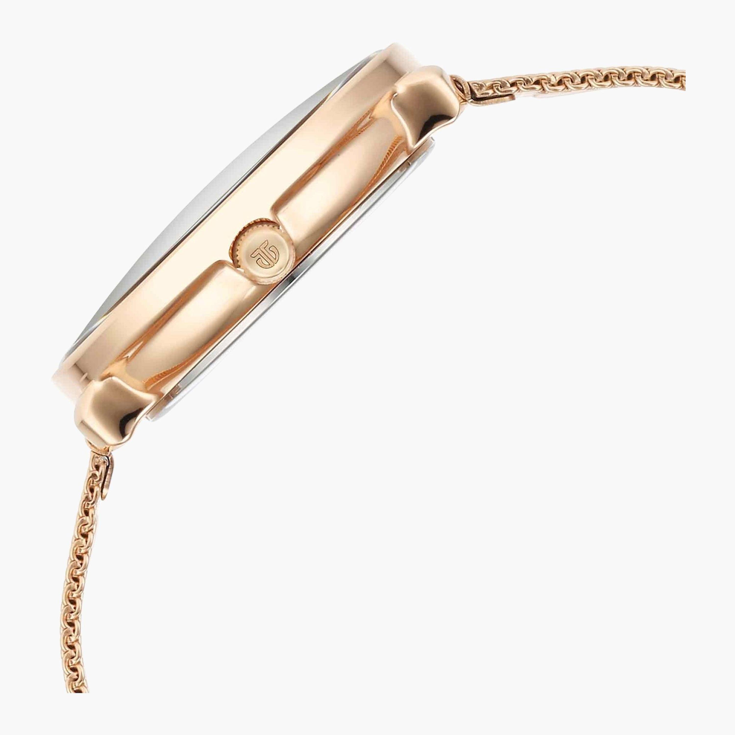 تيتان- ساعة يد  تناظرية للنساء سوار ستانلس ستيل لون ذهبي  38مم  | 2651WM07-women-watchesandjewellery-watches-image-4