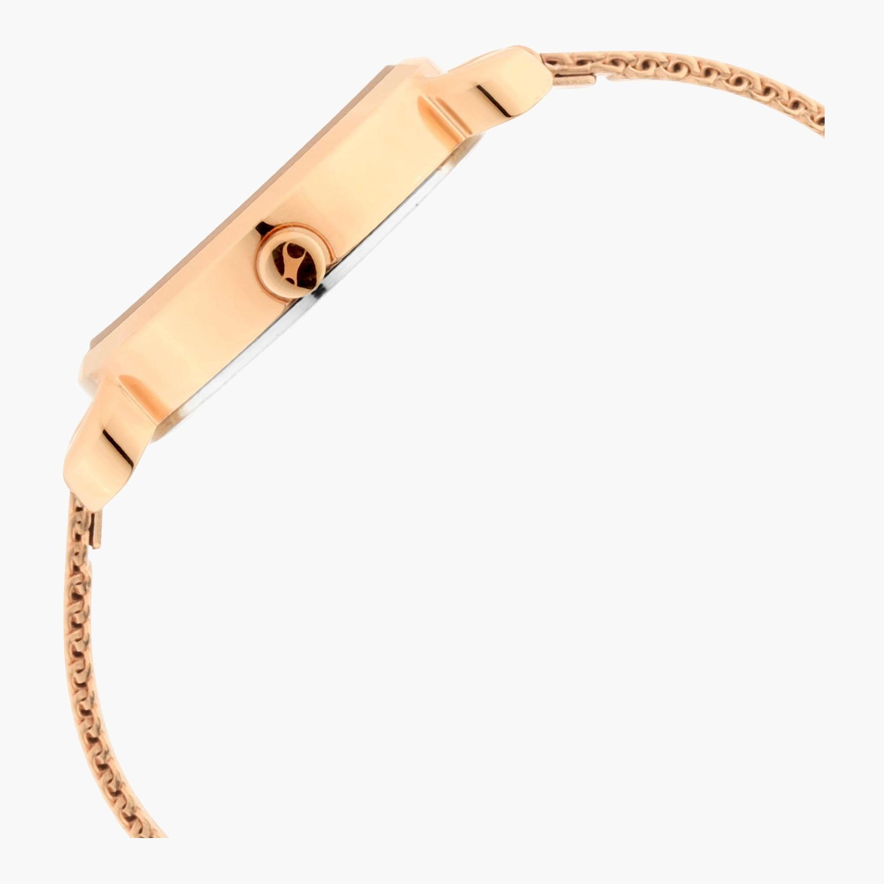 فاست تراك- ساعة يد  تناظرية للنساء سوار ستانلس ستيل لون ذهبي  30مم  | NS6221WM01-women-watchesandjewellery-watches-image-4