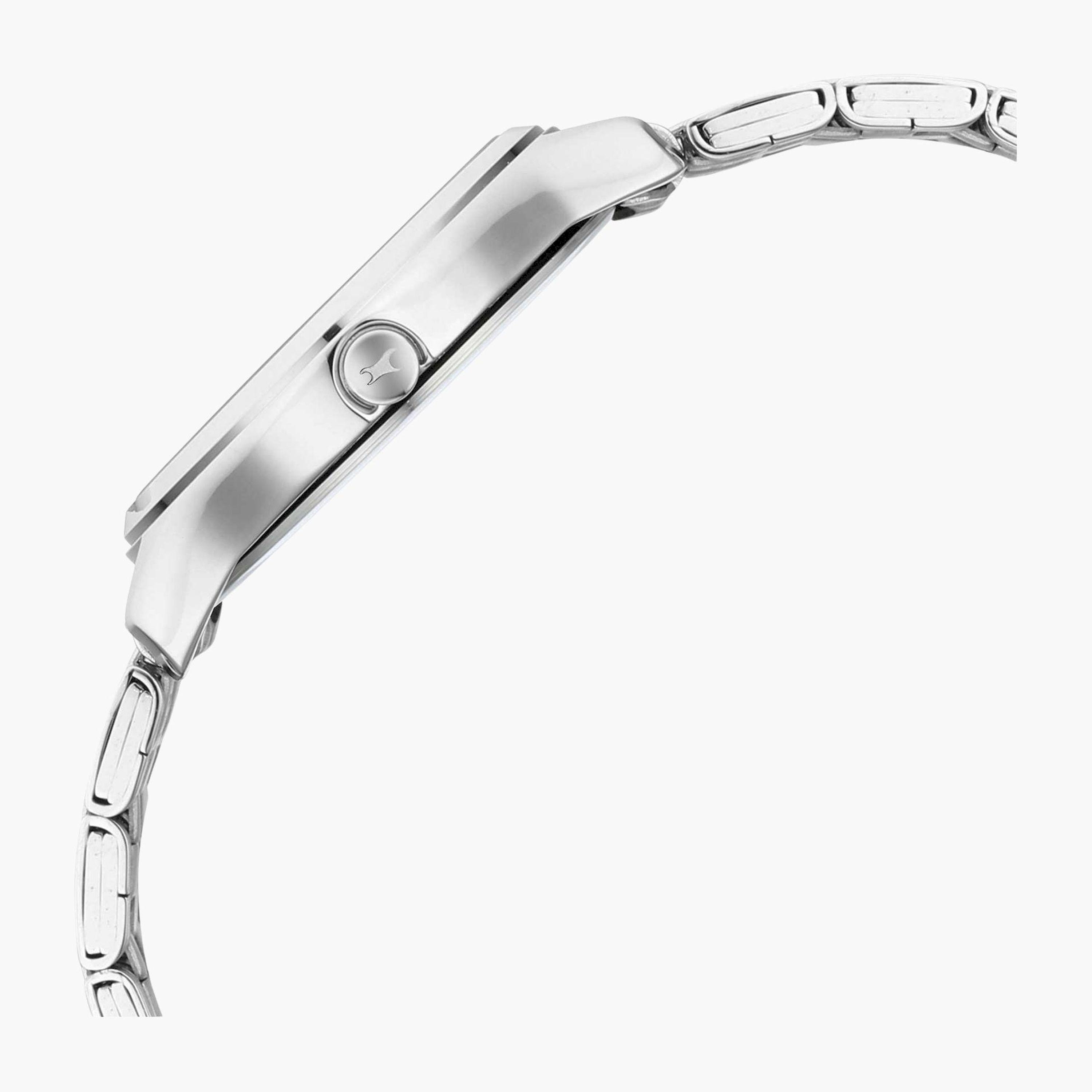 Fastrack Women's 38MM Silver Analog Stainless Steel Strap Watch | 6248SM02-women-watchesandjewellery-watches-image-2