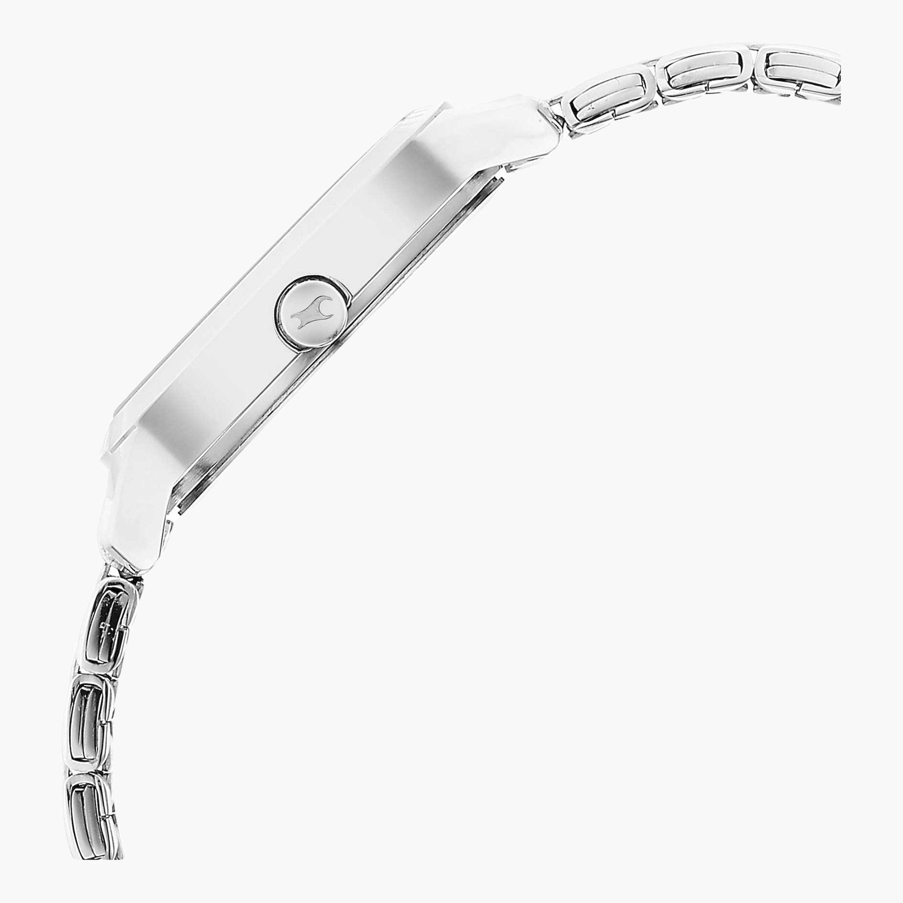 فاست تراك- ساعة يد  تناظرية للنساء سوار معدني لون فضي  31مم  | NS6267SM01-women-watchesandjewellery-watches-image-4