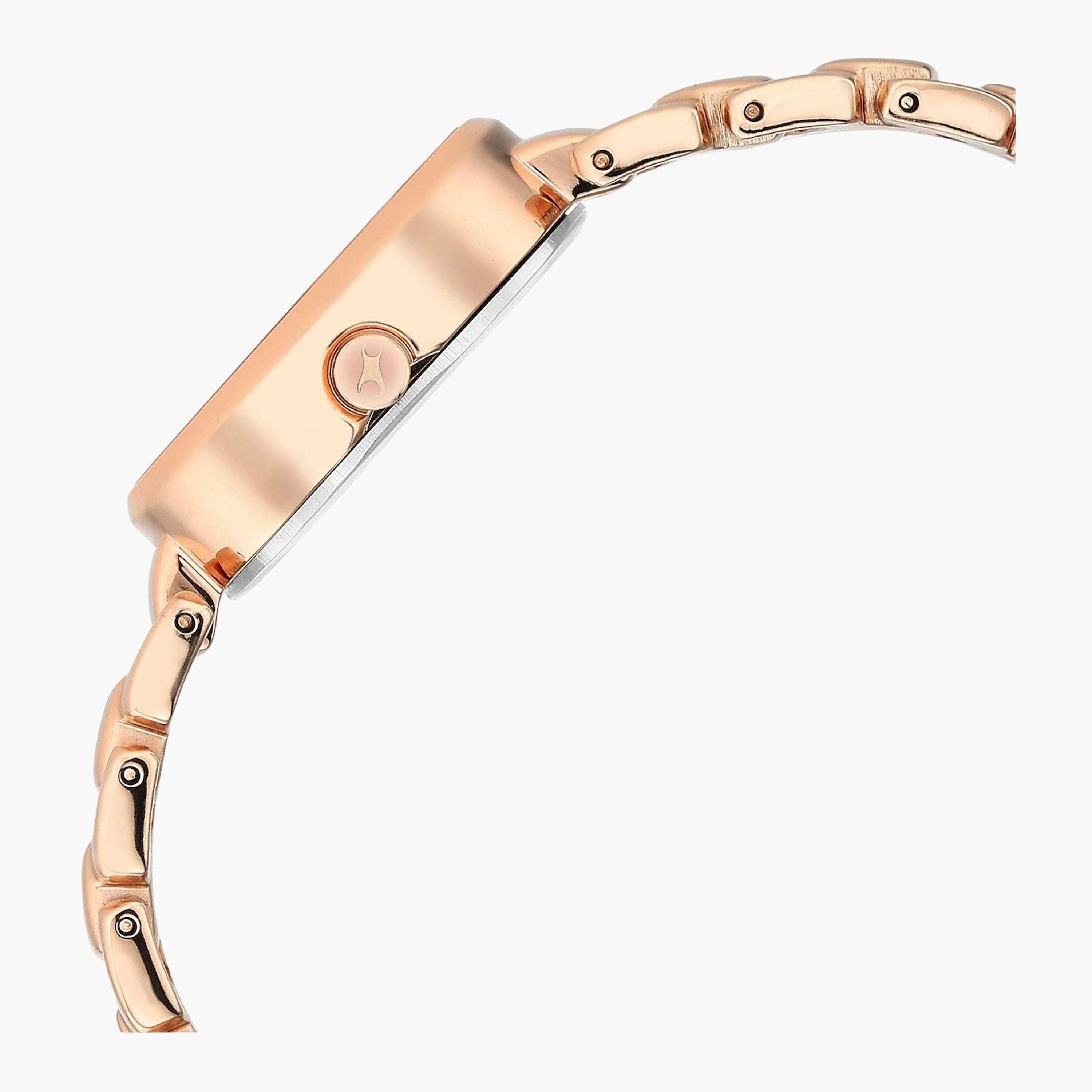 فاست تراك- ساعة يد  تناظرية للنساء سوار معدني لون ذهبي  38مم  | NS6274WM01-women-watchesandjewellery-watches-image-4