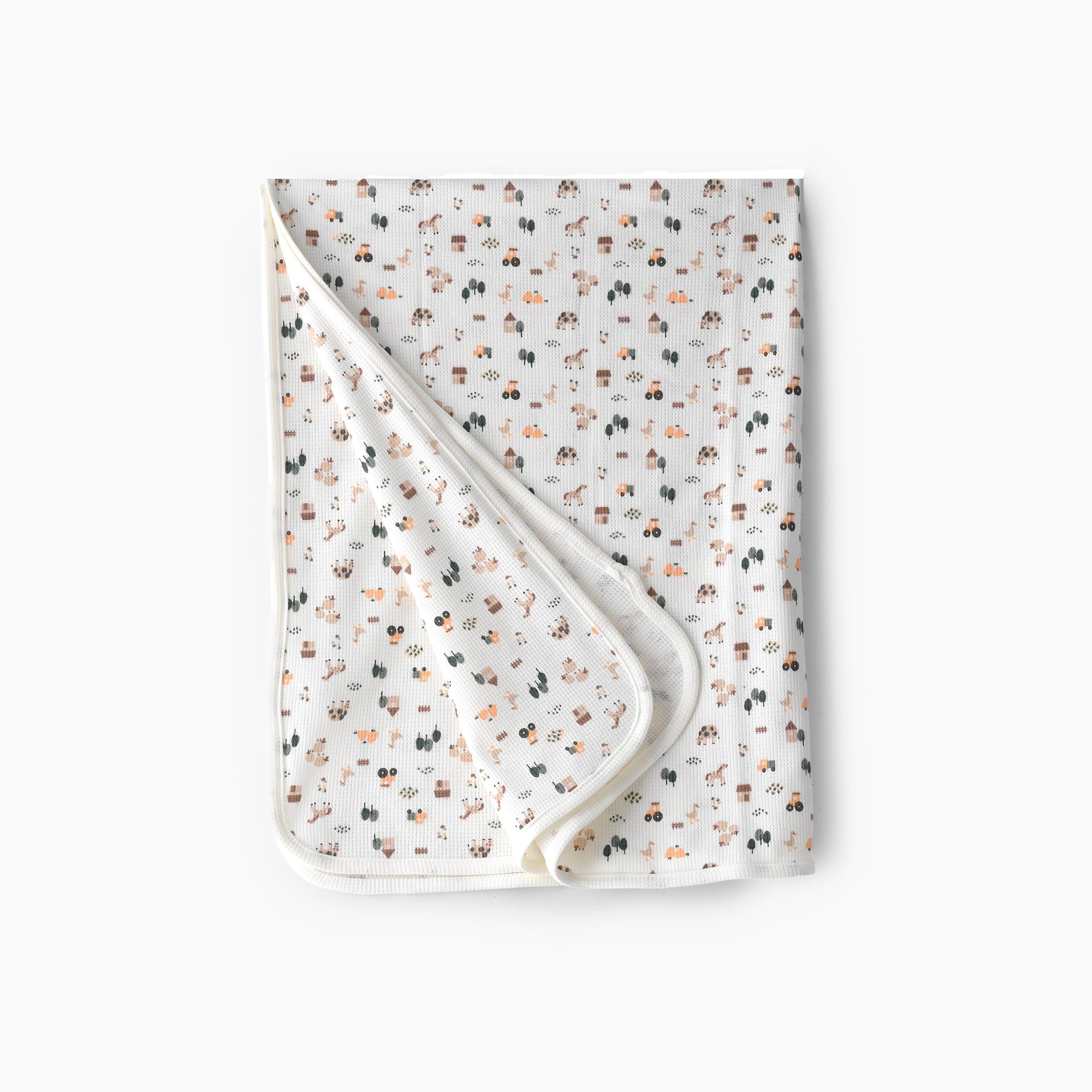 UniqKidz Printed 100% Cotton Soft & Warn Blanket-baby-nursery-blanketsandswaddles-blanketsandquilts-image-3
