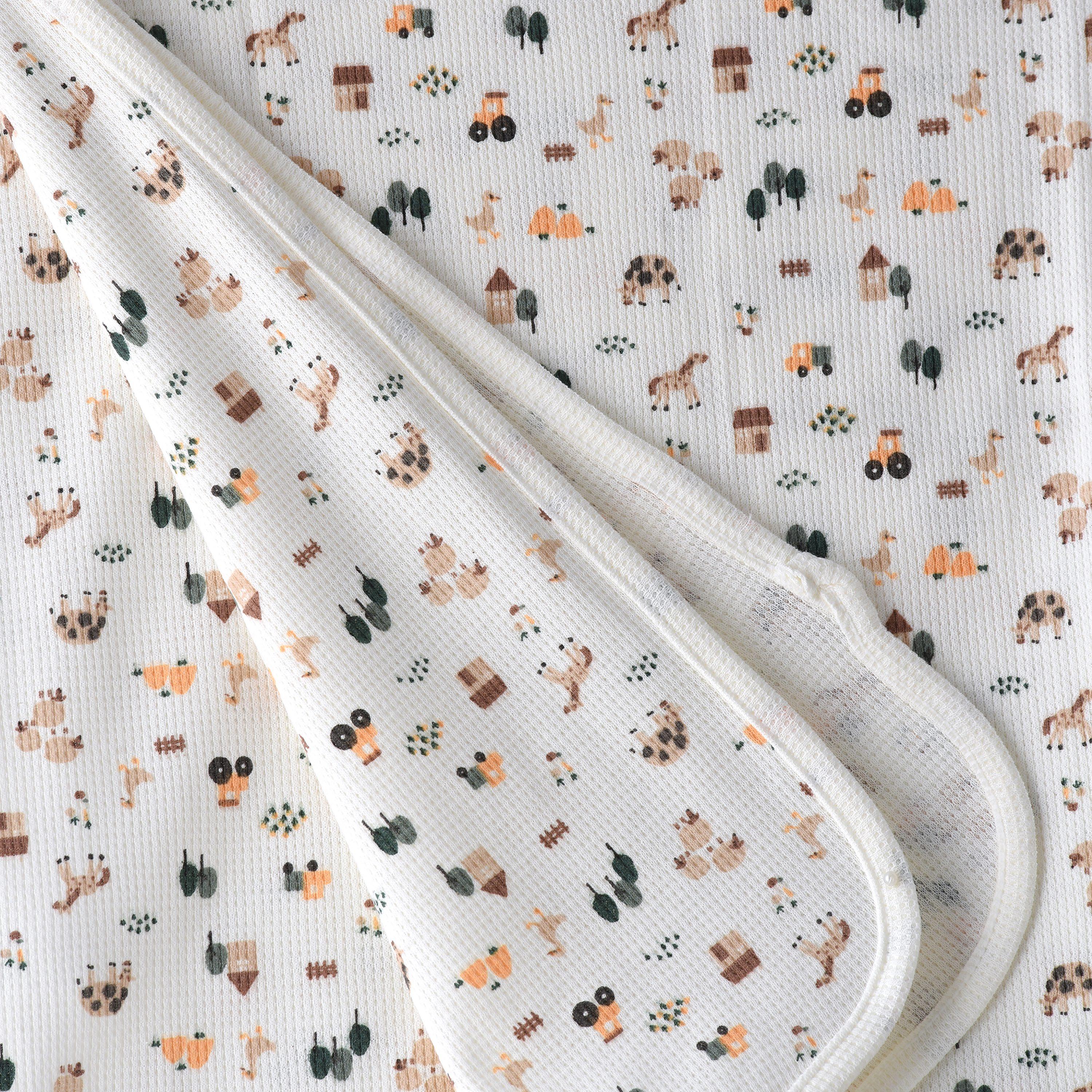UniqKidz Printed 100% Cotton Soft & Warn Blanket-baby-nursery-blanketsandswaddles-blanketsandquilts-image-4
