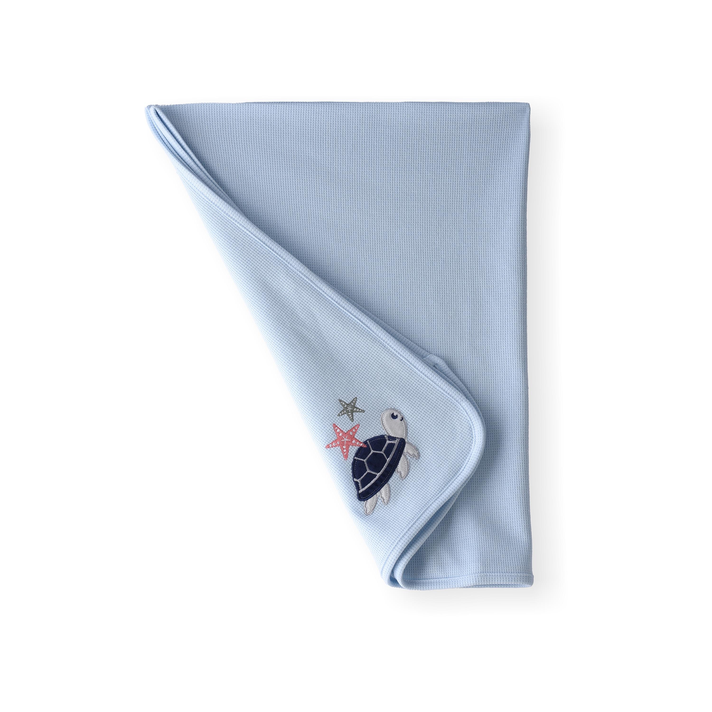UniqKidz Solid 100% Cotton Soft & Warn Blanket-baby-nursery-blanketsandswaddles-blanketsandquilts-image-2