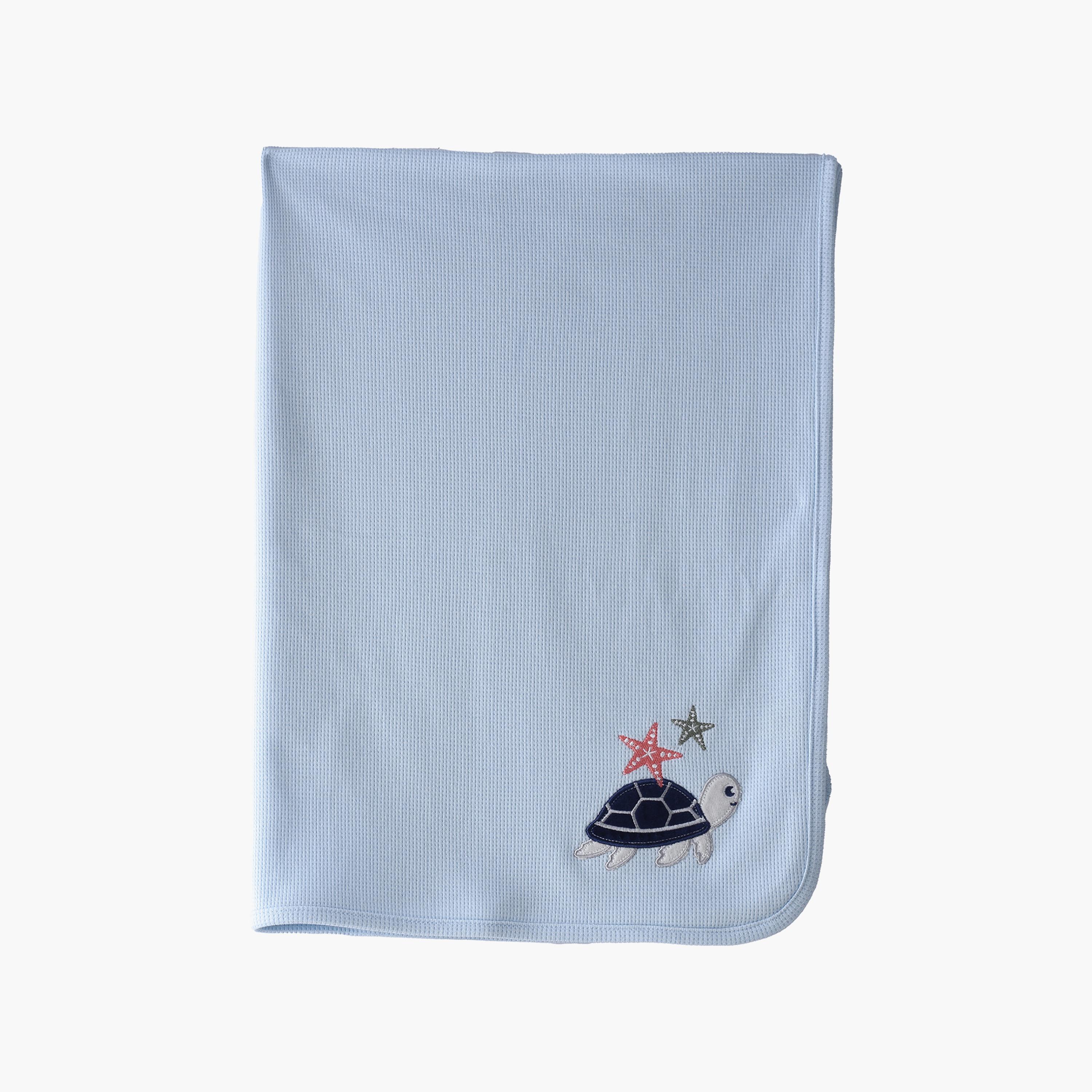 UniqKidz Solid 100% Cotton Soft & Warn Blanket-baby-nursery-blanketsandswaddles-blanketsandquilts-image-4