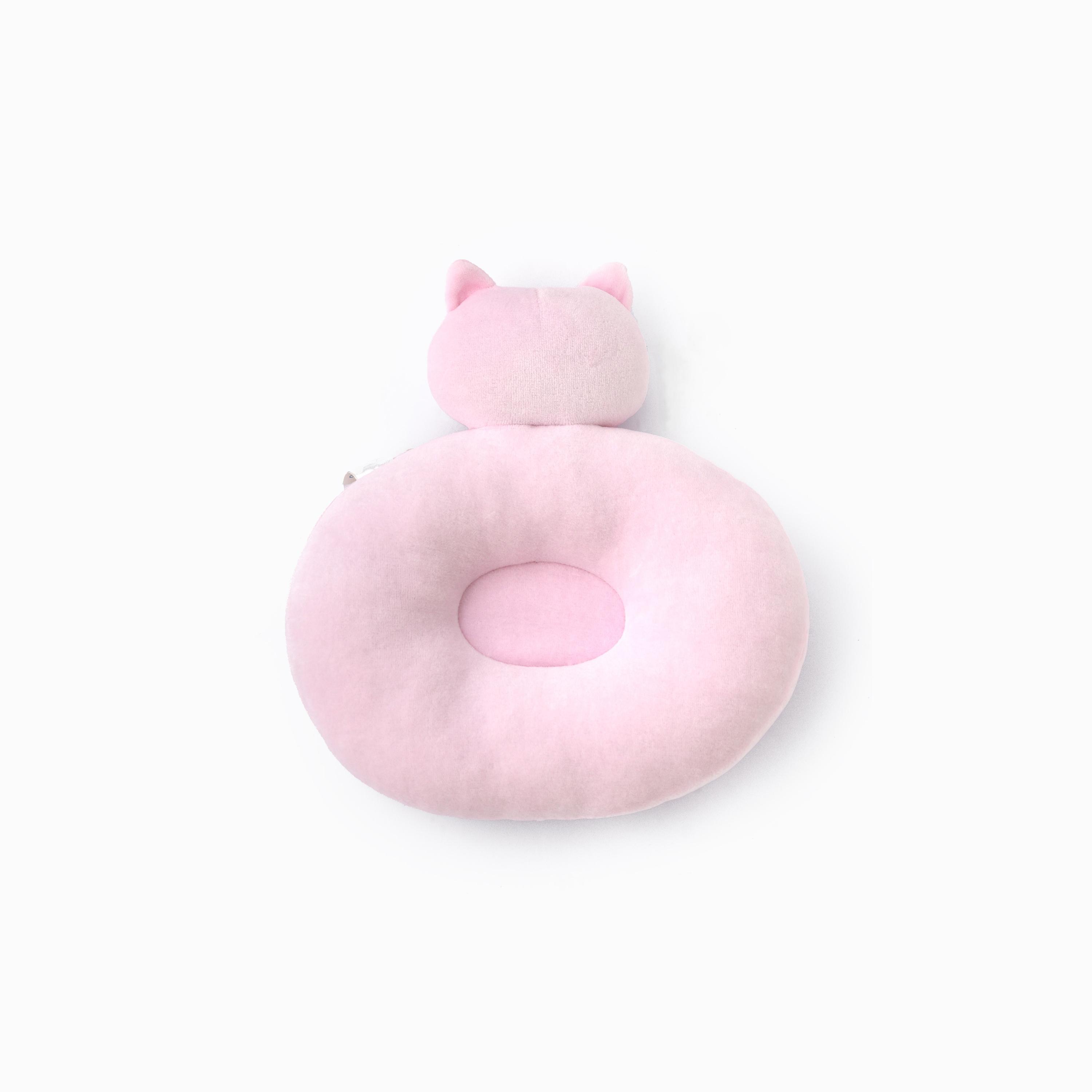 UniqKidz Solid 100% Cotton Soft & Breathable Flat Pillow - Teddy-baby-nursery-babybedding-image-2
