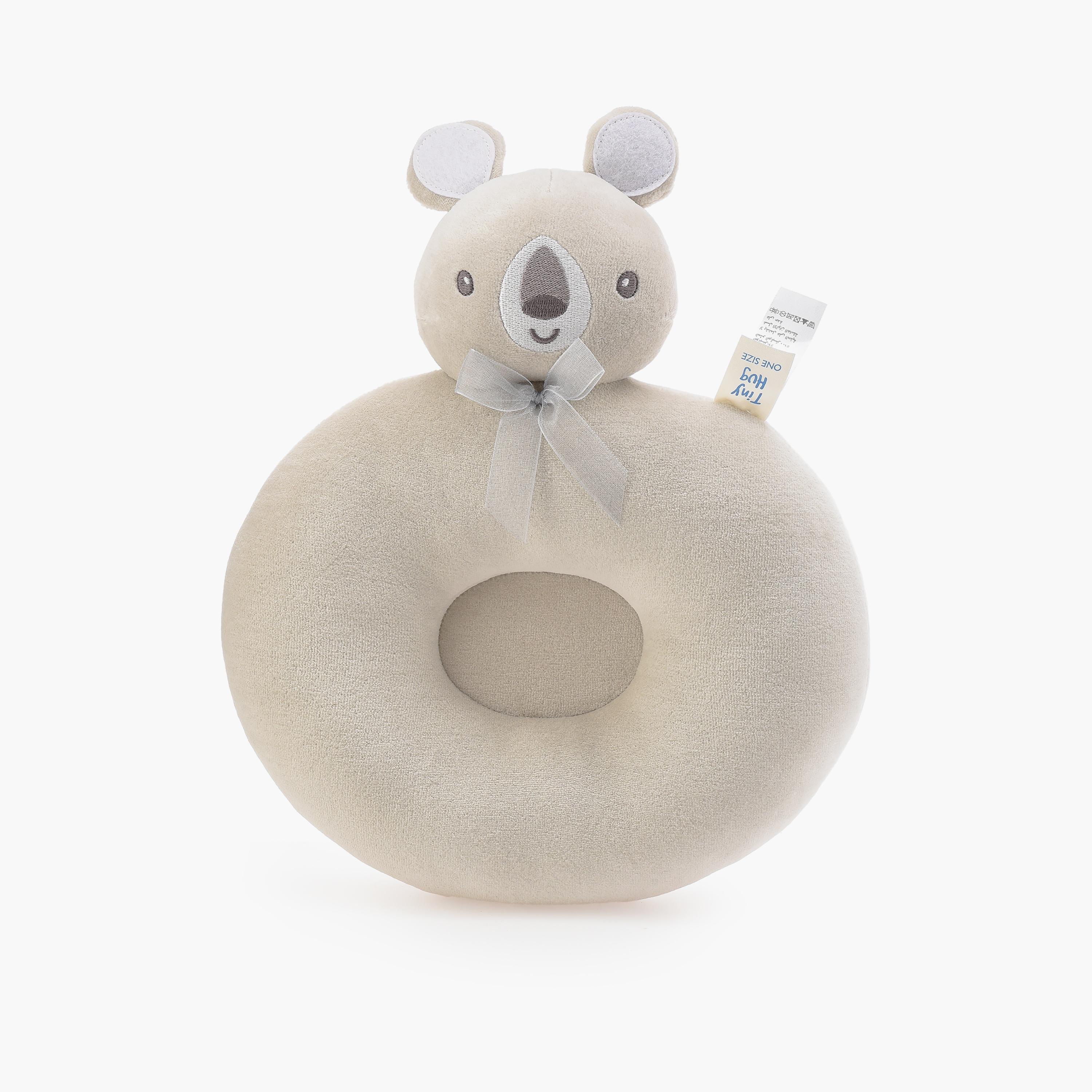 UniqKidz Solid 100% Cotton Soft & Breathable Flat Pillow - Teddy-baby-nursery-babybedding-image-1