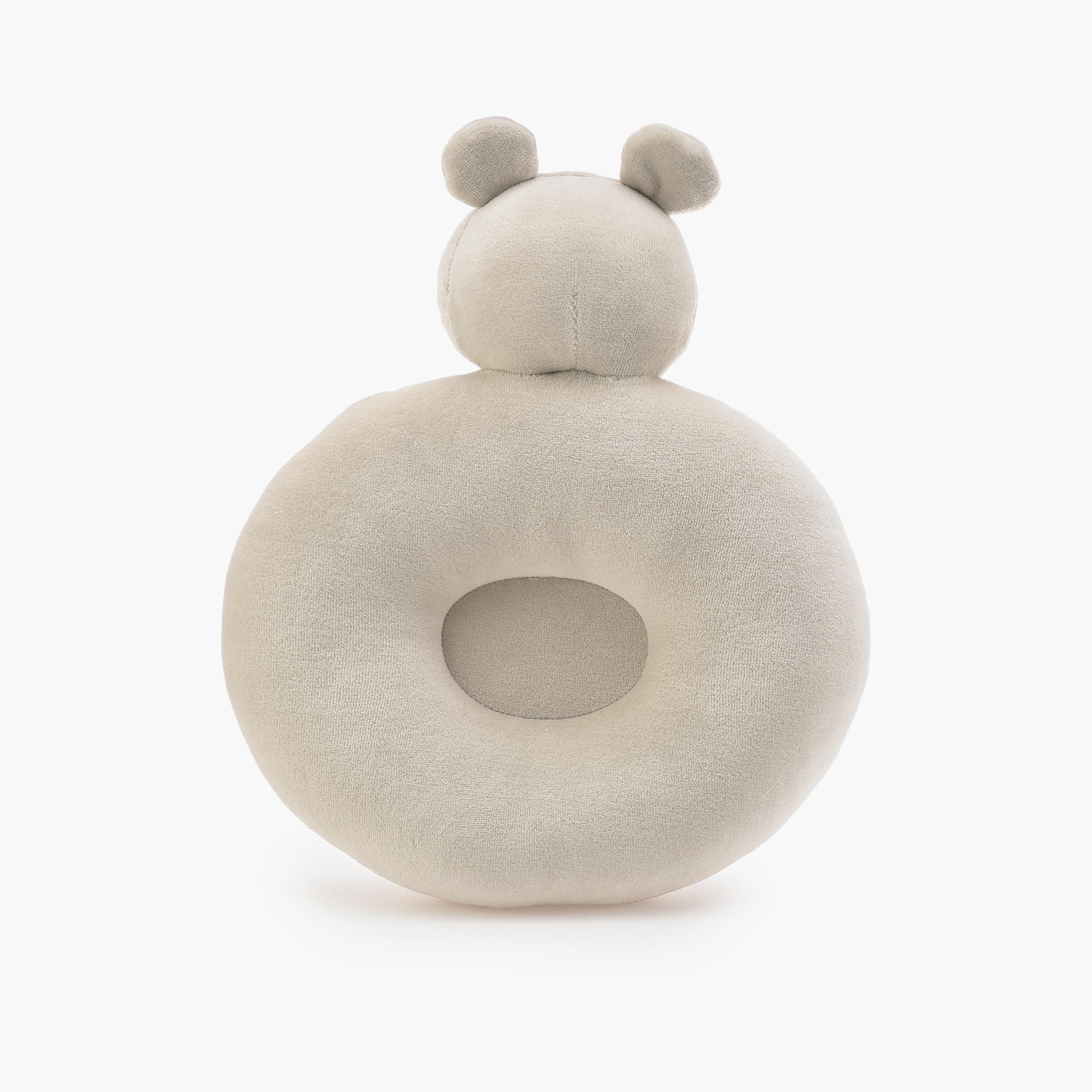 UniqKidz Solid 100% Cotton Soft & Breathable Flat Pillow - Teddy-baby-nursery-babybedding-image-2