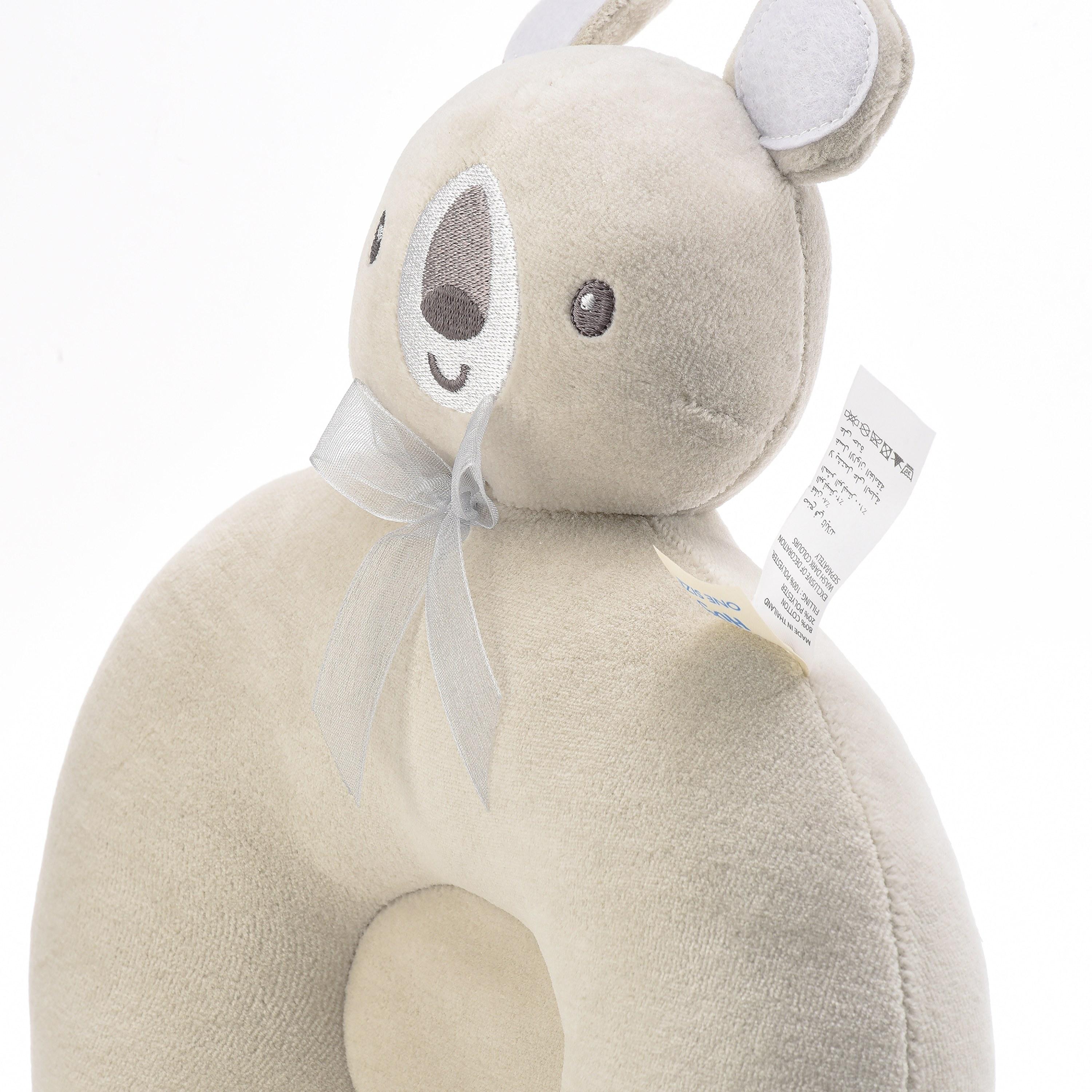UniqKidz Solid 100% Cotton Soft & Breathable Flat Pillow - Teddy-baby-nursery-babybedding-image-4