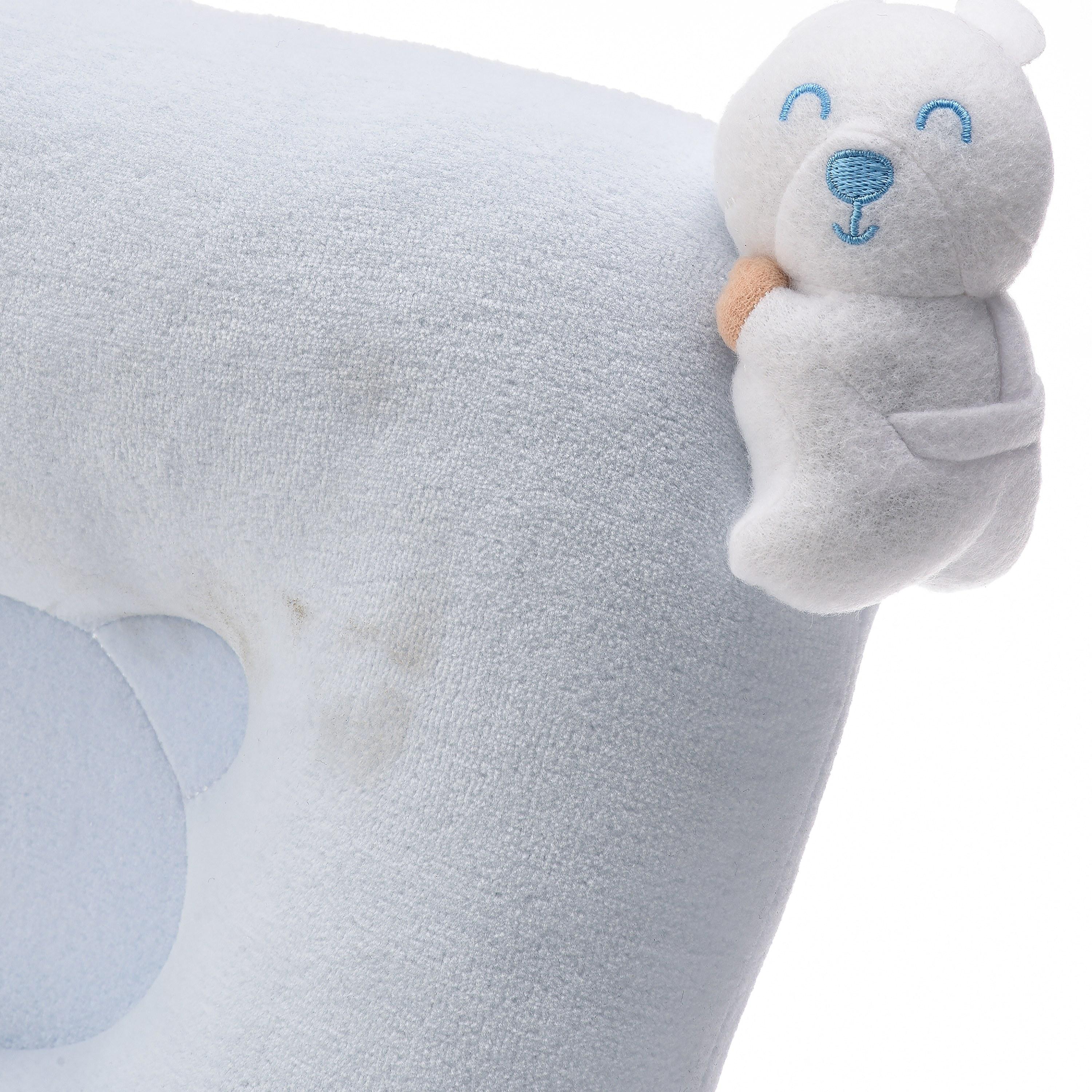 UniqKidz Solid 100% Cotton Soft & Breathable Flat Pillow - Panda-baby-nursery-babybedding-image-4