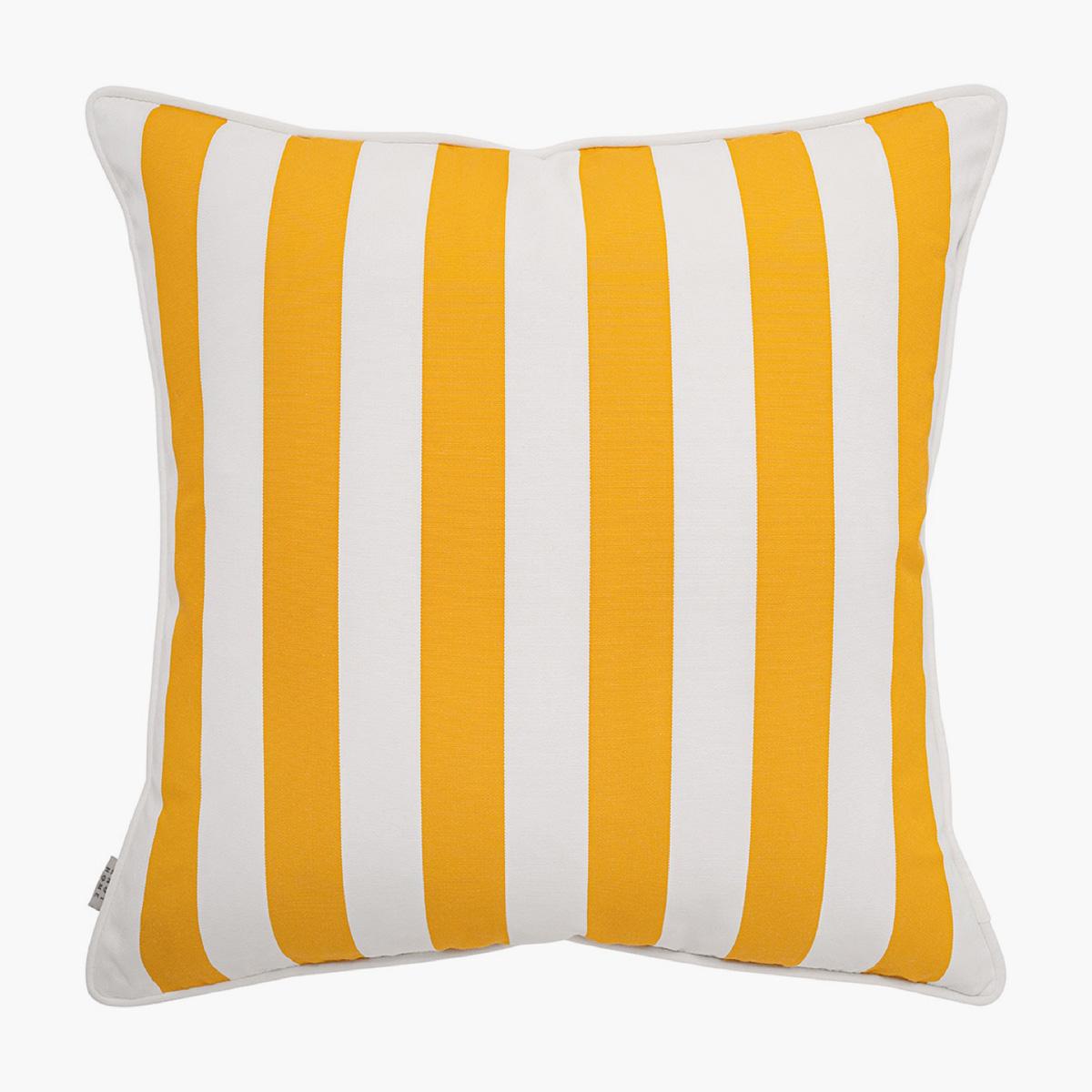 Aelia Gaze Striped Outdoor Filled Cushion - 50x50 cm