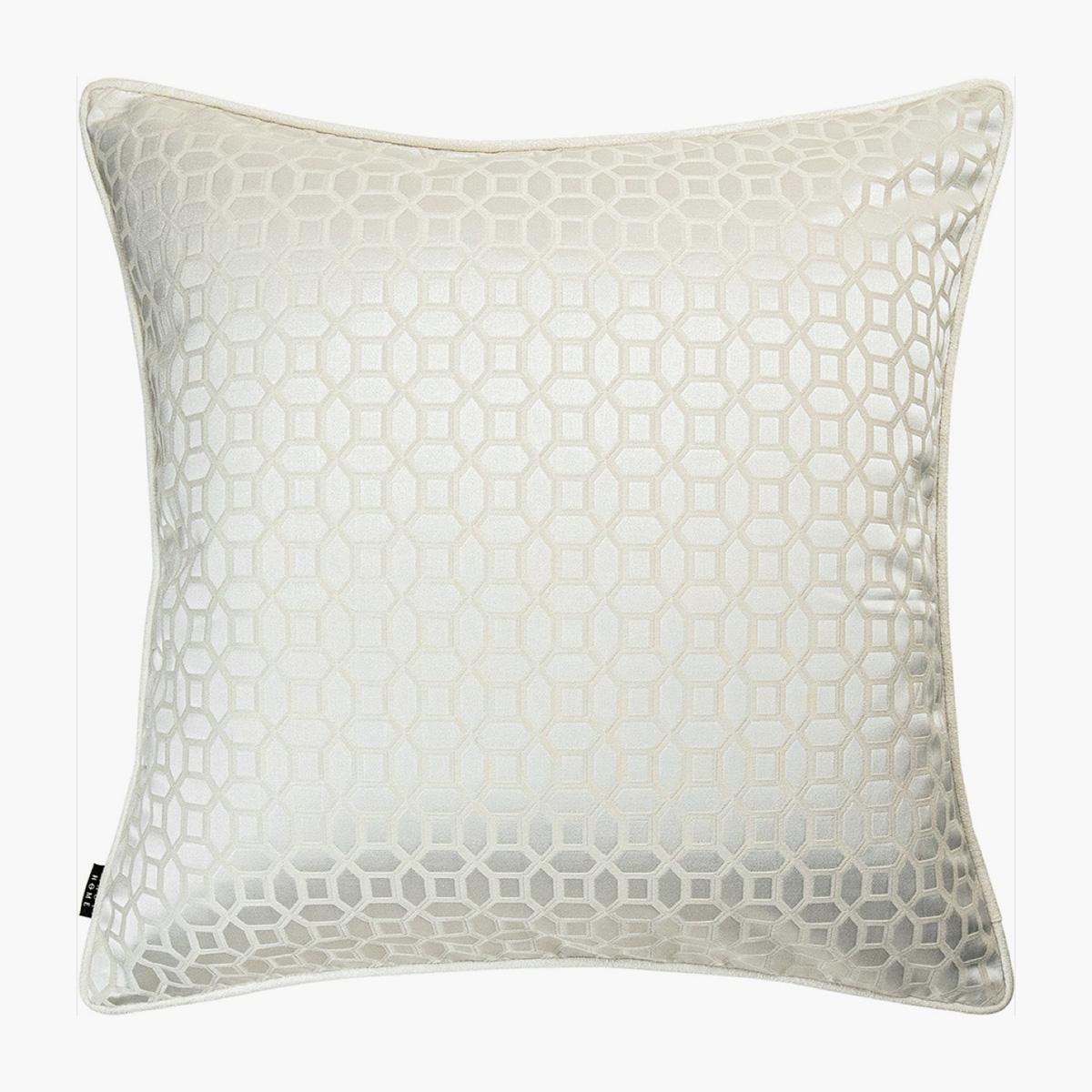 Cillian Bianca Filled Cushion - 50x50 cm