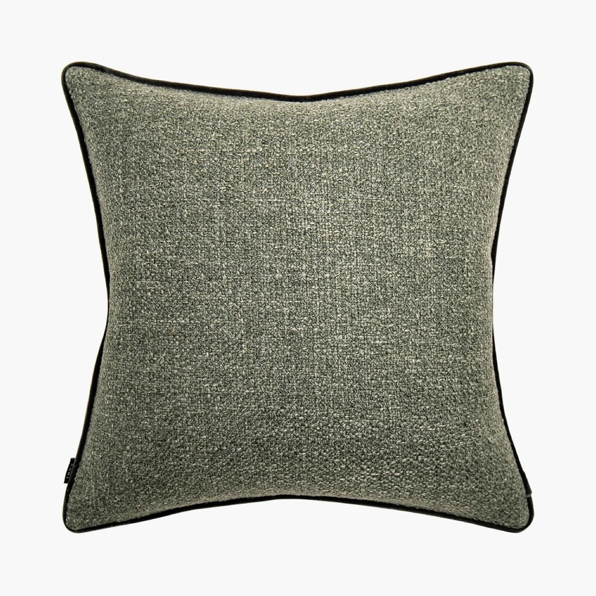 Harrison Sage Melange Filled Cushion - 50x50 cm