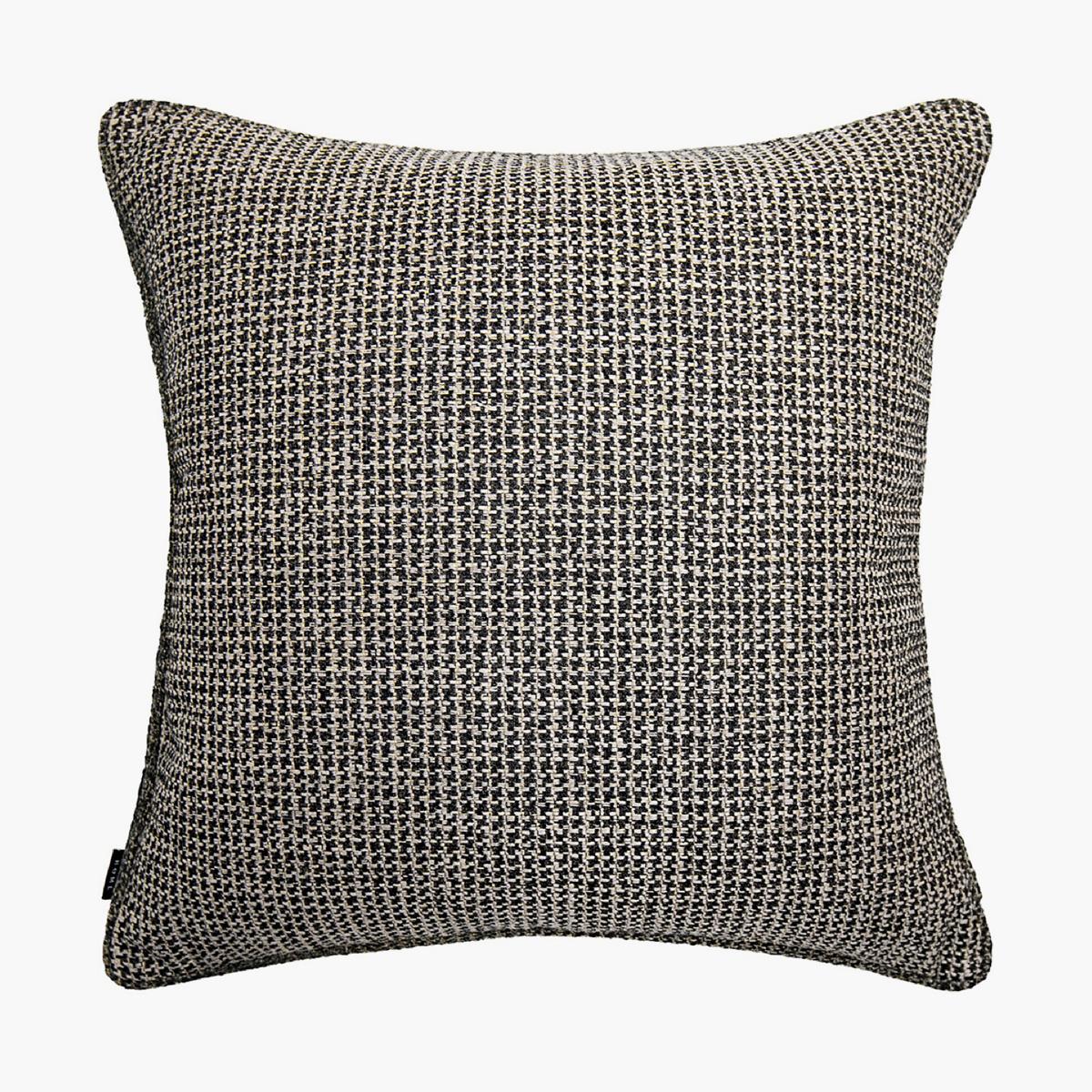 Hugo Steele Checkered Filled Cushion - 50x50 cm