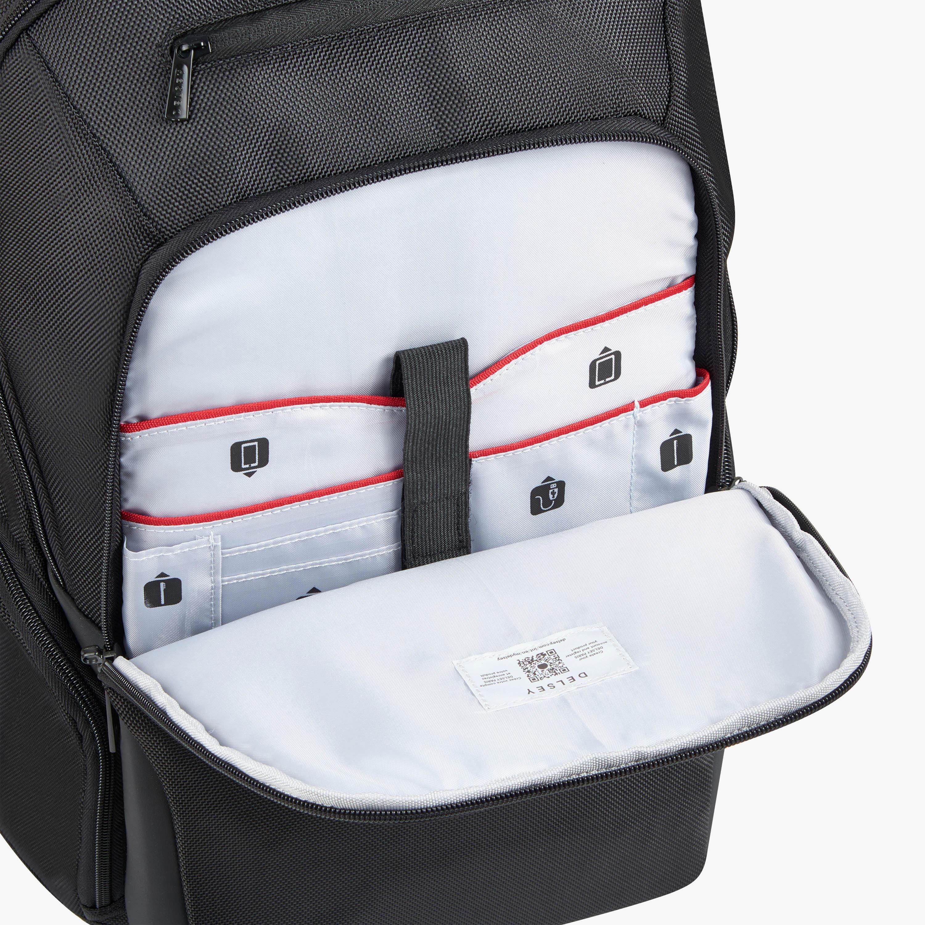 Delsey Paris 22 L Backpack, Polyester, Adjustable Shoulder Strap | 3944603-00-travel-luggagesandbags-backpacks-image-11