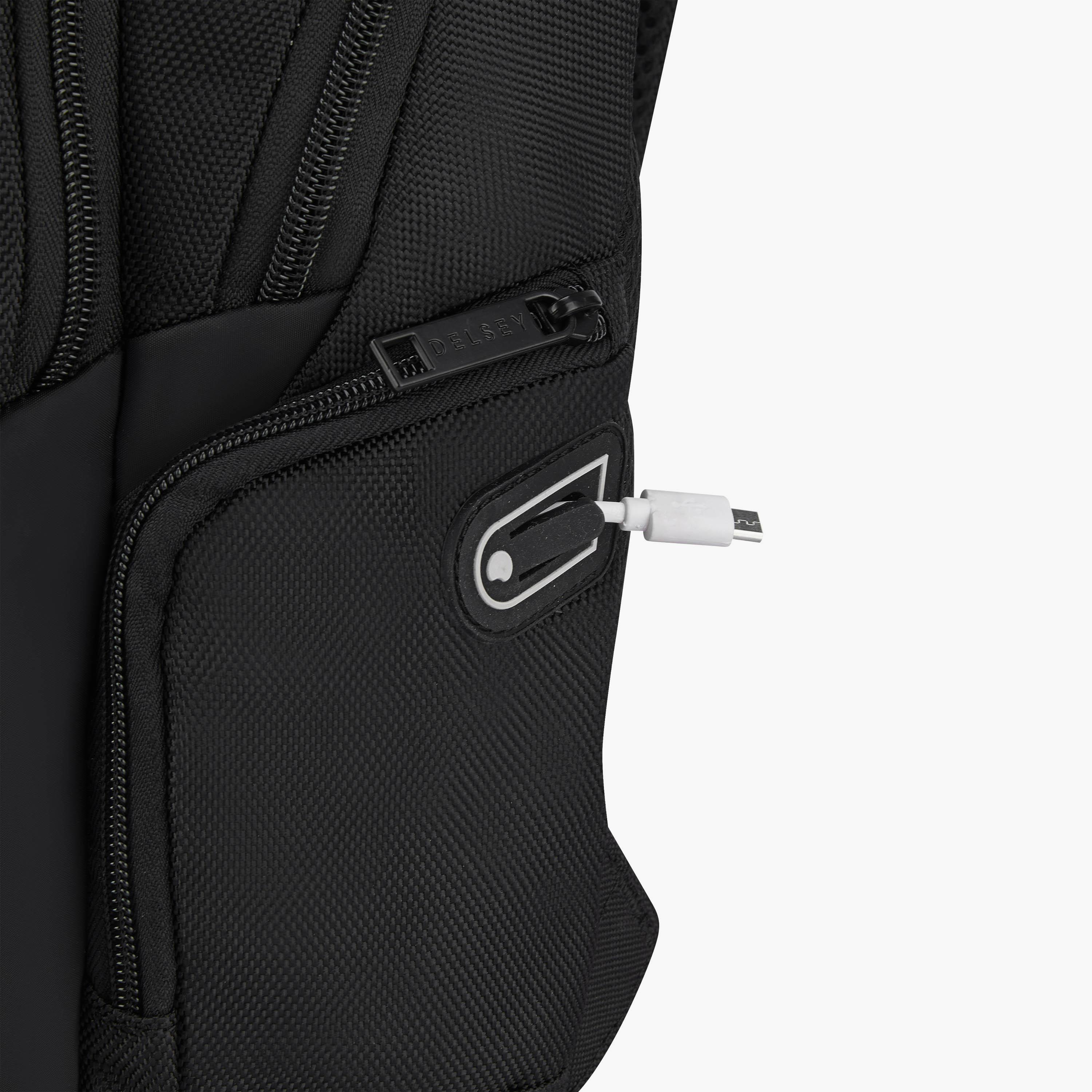 Delsey Paris 15 L Backpack, Polyester, Adjustable Shoulder Strap | 3944602-00-travel-luggagesandbags-backpacks-image-10