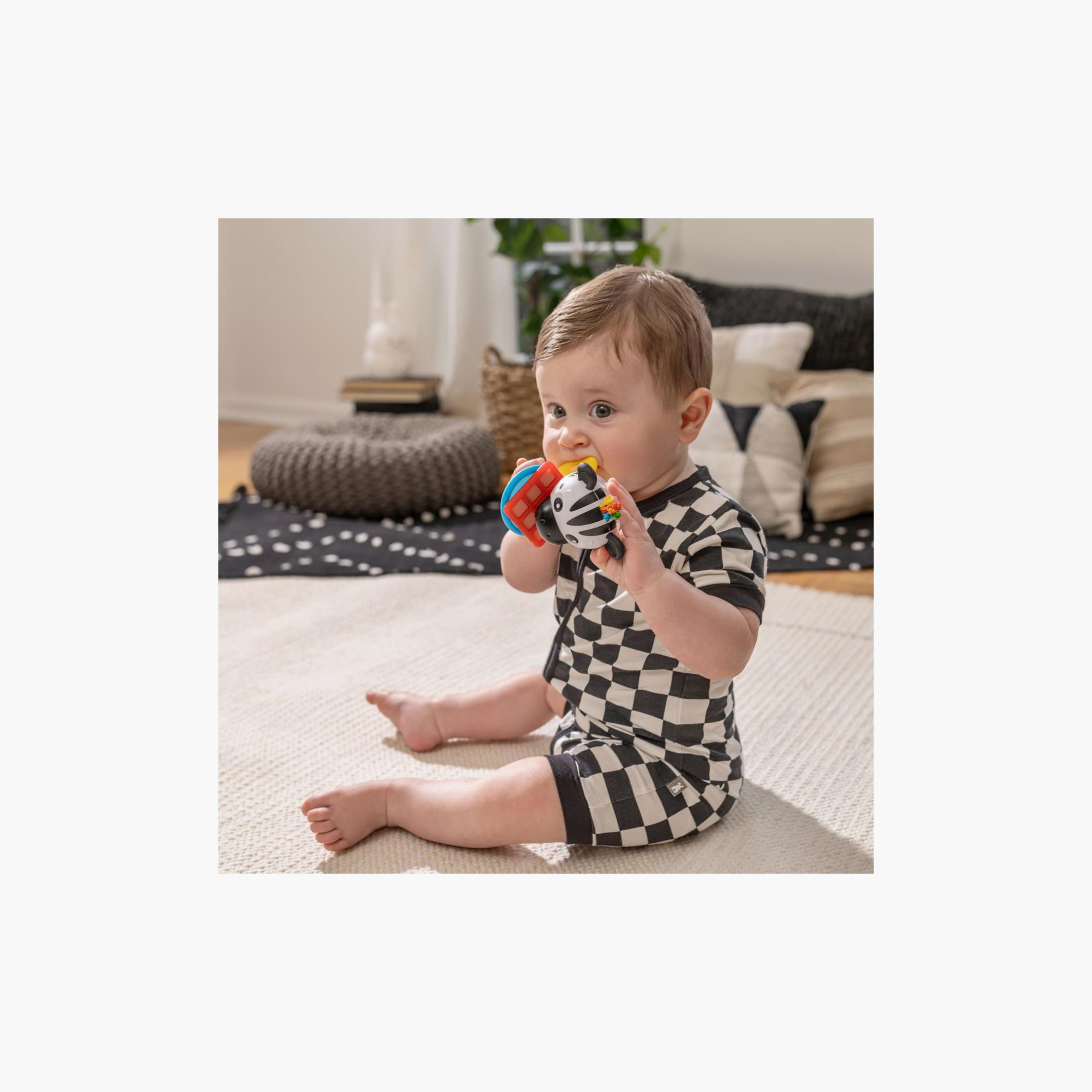 Baby Einstein 2-In-1 Shake-A-Shape Zen Teether & Rattle Toy - 3 Months+-toys-babyandtoddlertoys-rattlesandteethers-image-2