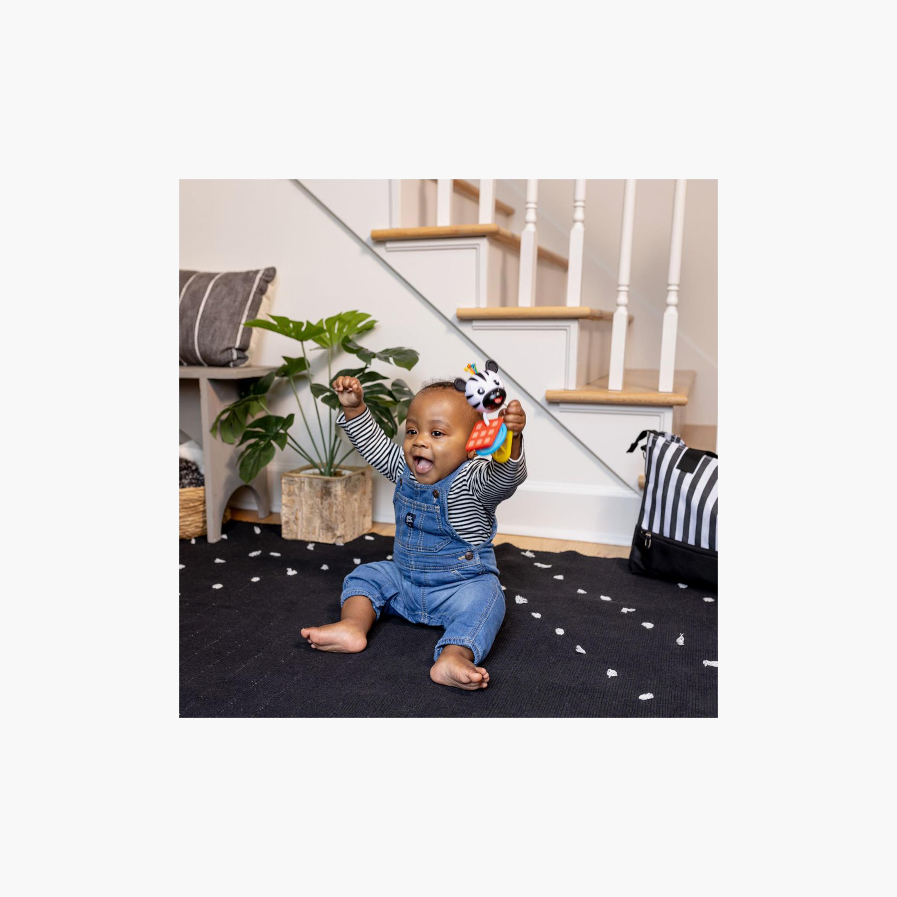 Baby Einstein 2-In-1 Shake-A-Shape Zen Teether & Rattle Toy - 3 Months+-toys-babyandtoddlertoys-rattlesandteethers-image-4