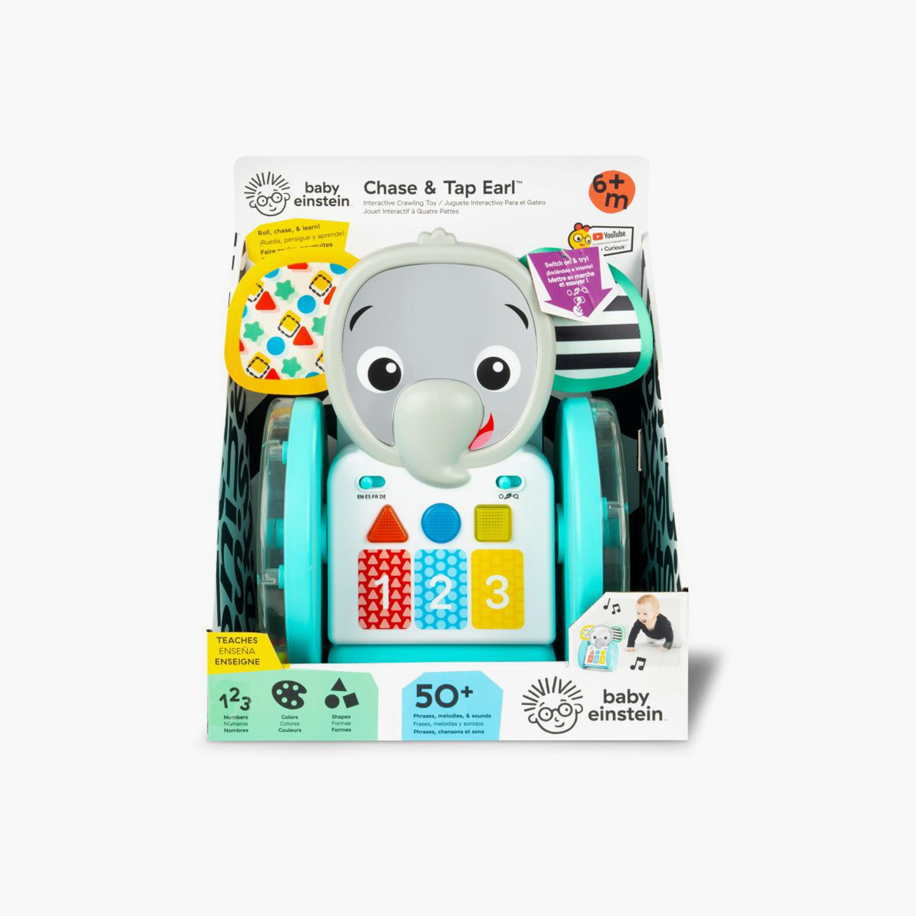 Baby Einstein Chase & Tap Earl Crawling Baby Toy, with Mirror & Music - 6 Months+-toys-babyandtoddlertoys-learningtoys-image-7