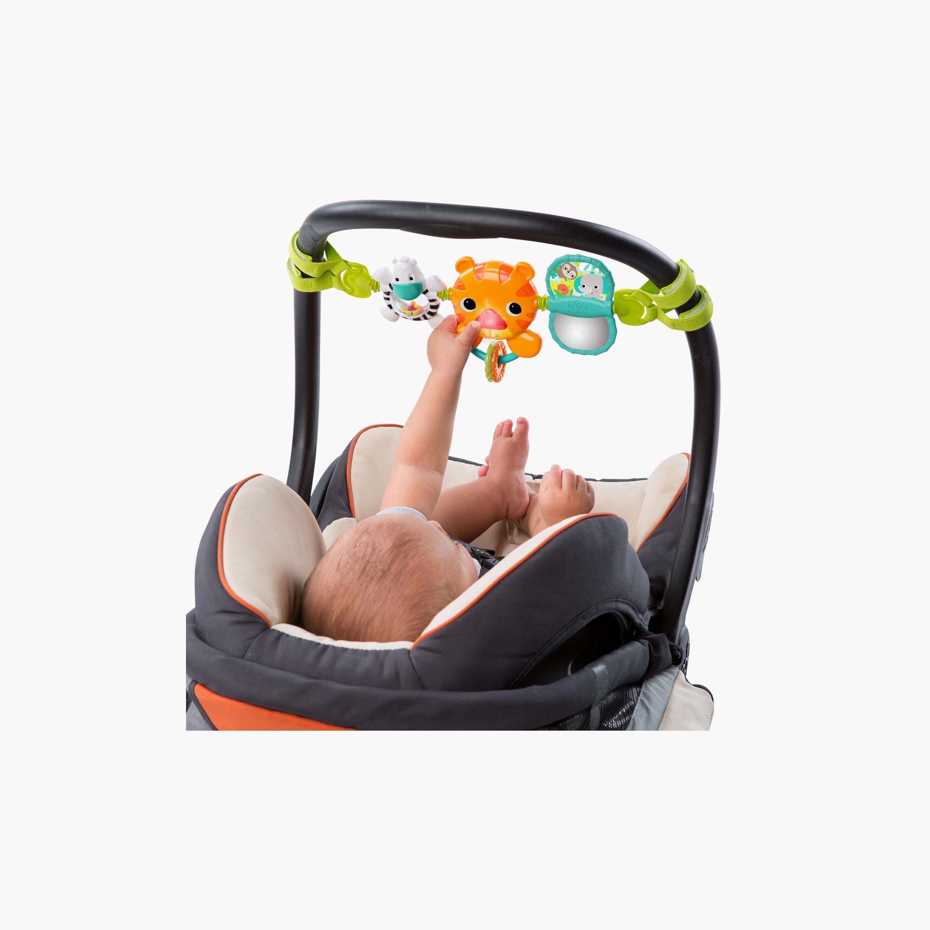لعبة حاملة الأطفال المعلقة من برايت ستارتس - بتصميم الغابة - من عمر 0 إلى 6 أشهر-toys-babyandtoddlertoys-strollertoys-image-2