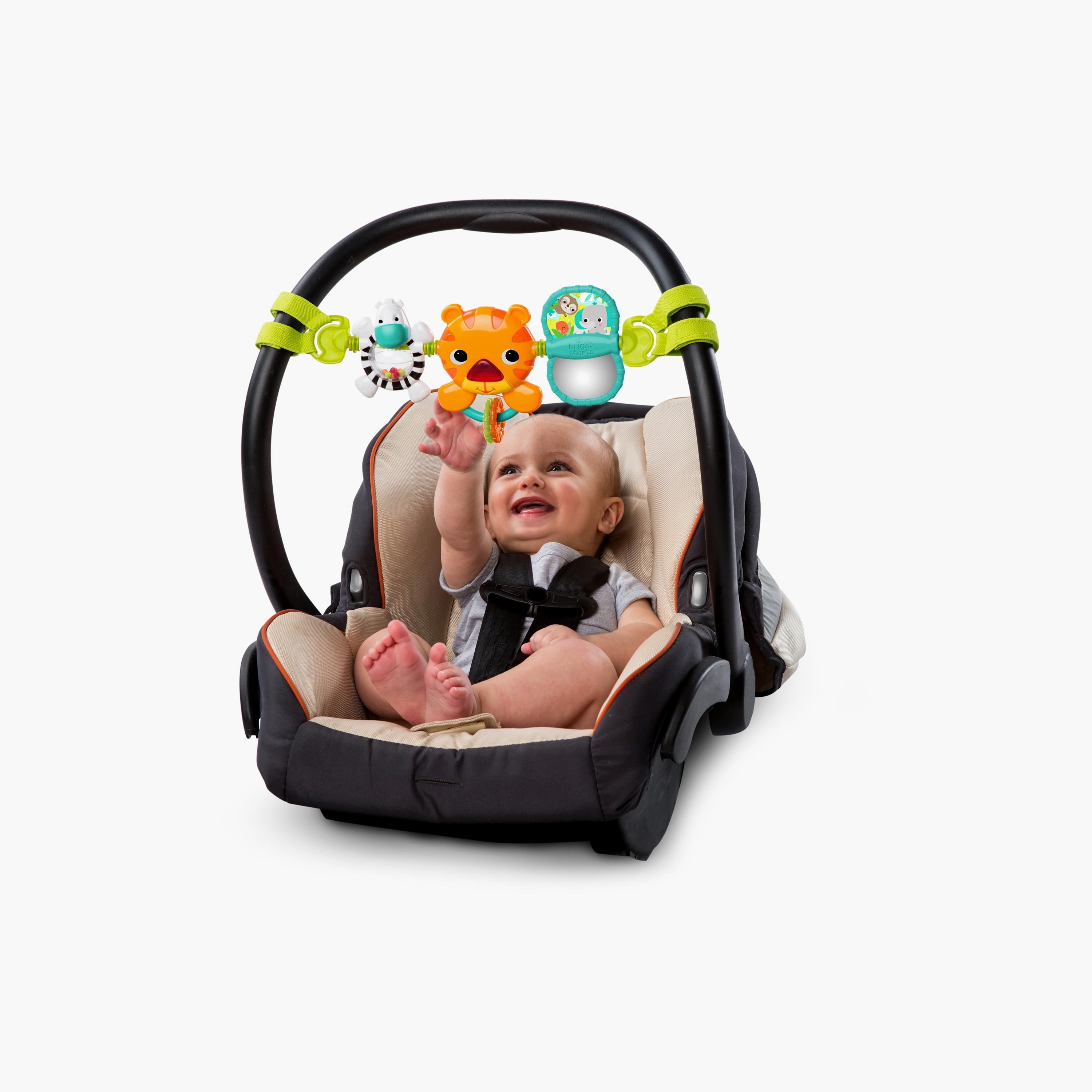 لعبة حاملة الأطفال المعلقة من برايت ستارتس - بتصميم الغابة - من عمر 0 إلى 6 أشهر-toys-babyandtoddlertoys-strollertoys-image-3