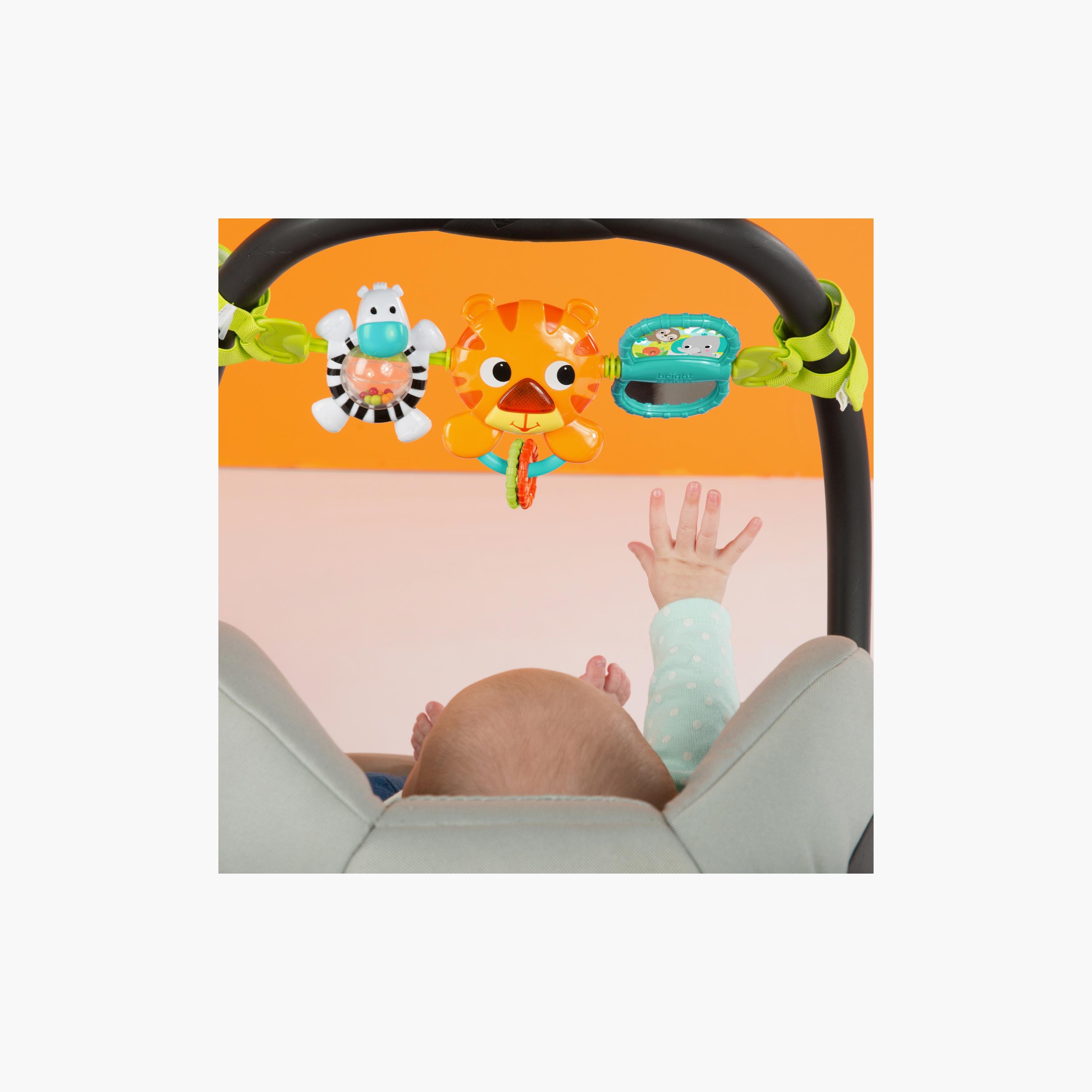 لعبة حاملة الأطفال المعلقة من برايت ستارتس - بتصميم الغابة - من عمر 0 إلى 6 أشهر-toys-babyandtoddlertoys-strollertoys-image-4