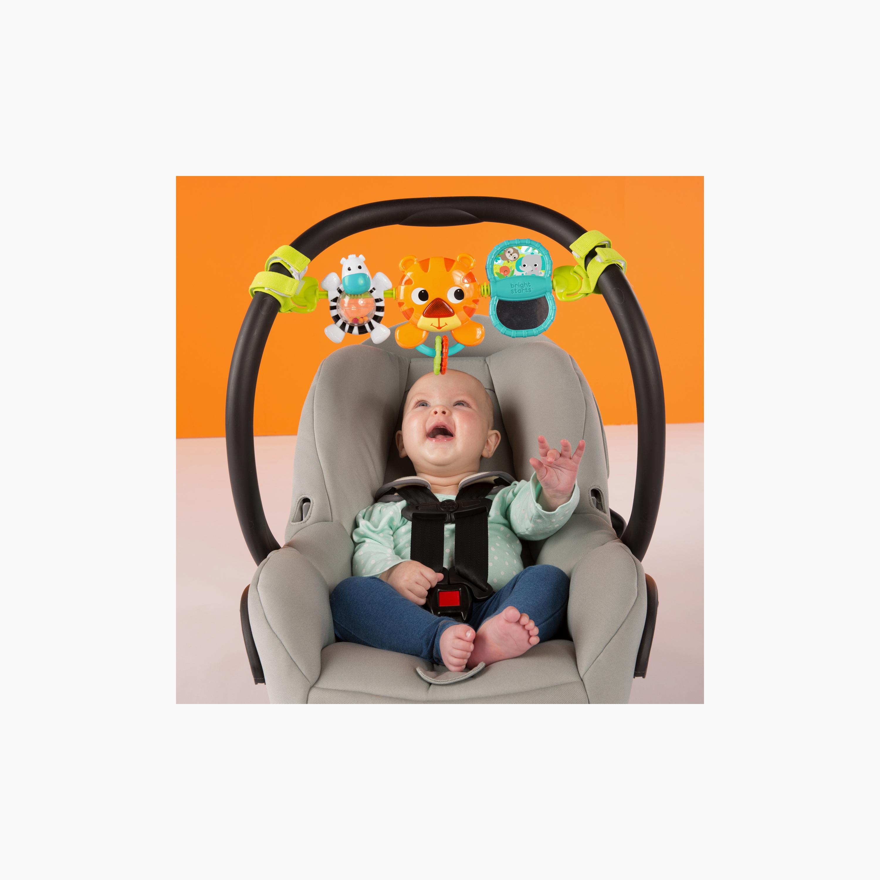 لعبة حاملة الأطفال المعلقة من برايت ستارتس - بتصميم الغابة - من عمر 0 إلى 6 أشهر-toys-babyandtoddlertoys-strollertoys-image-6