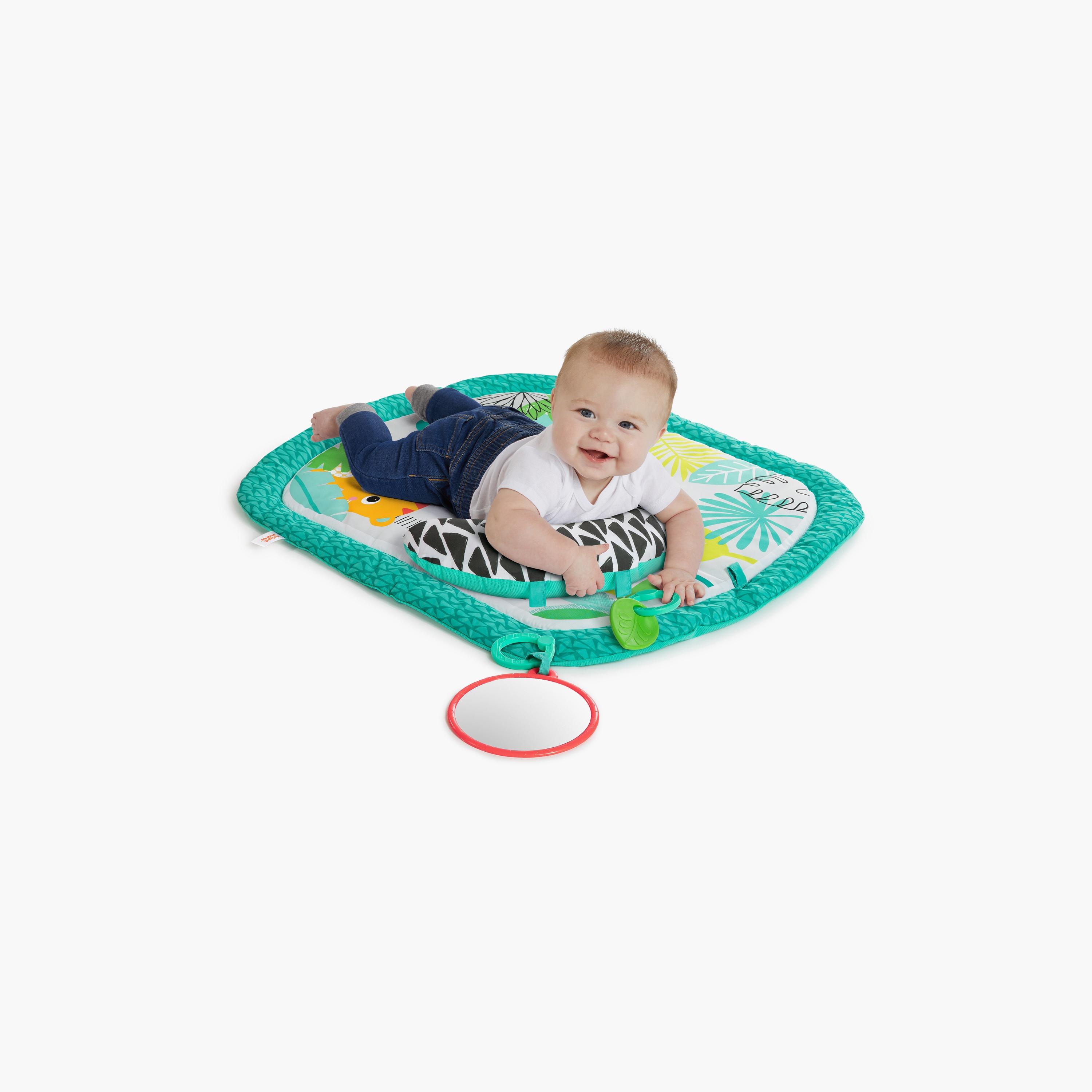Bright Starts Totally Tropical Prop & Play Baby Activity Mat with Toys - Multicolour - Newborn+-baby-infantactivity-playpensandplaymats-image-2