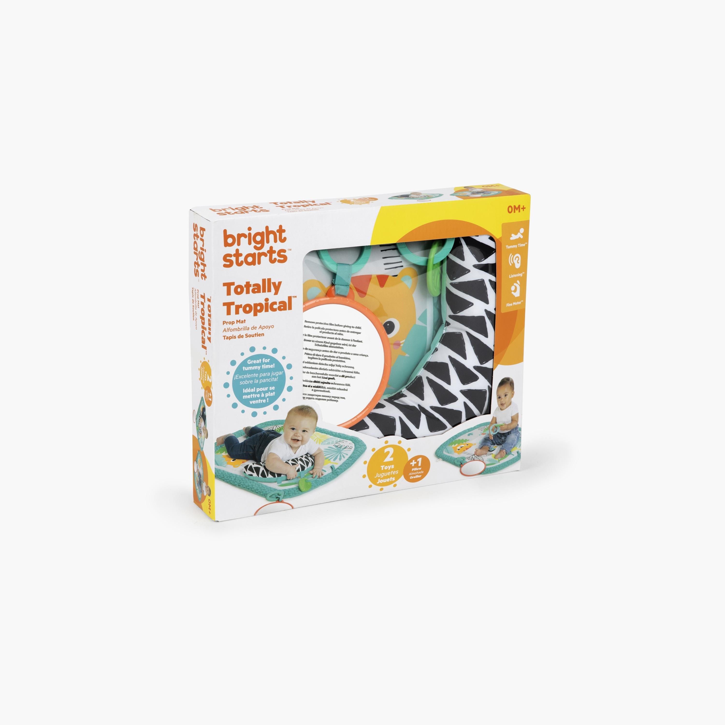 Bright Starts Totally Tropical Prop & Play Baby Activity Mat with Toys - Multicolour - Newborn+-baby-infantactivity-playpensandplaymats-image-6